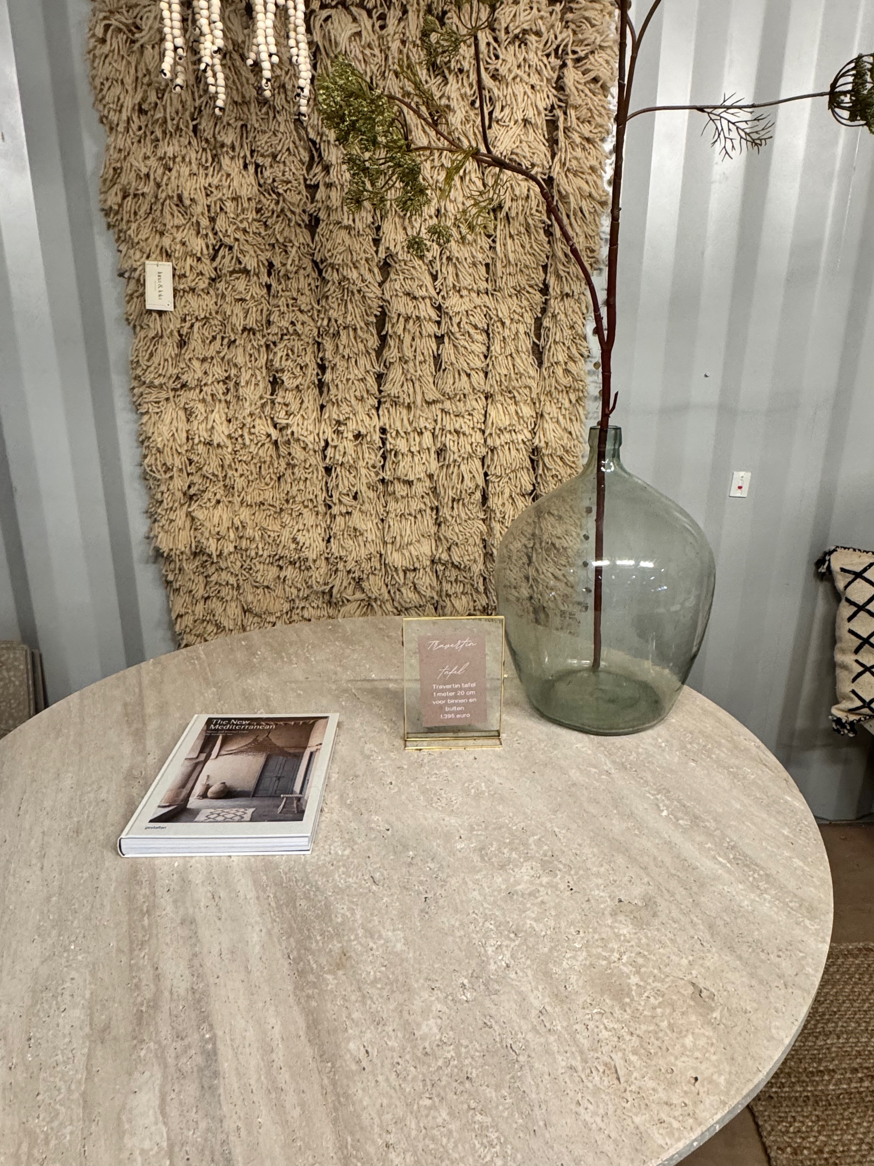 Travertine Table - Round | 120 cm