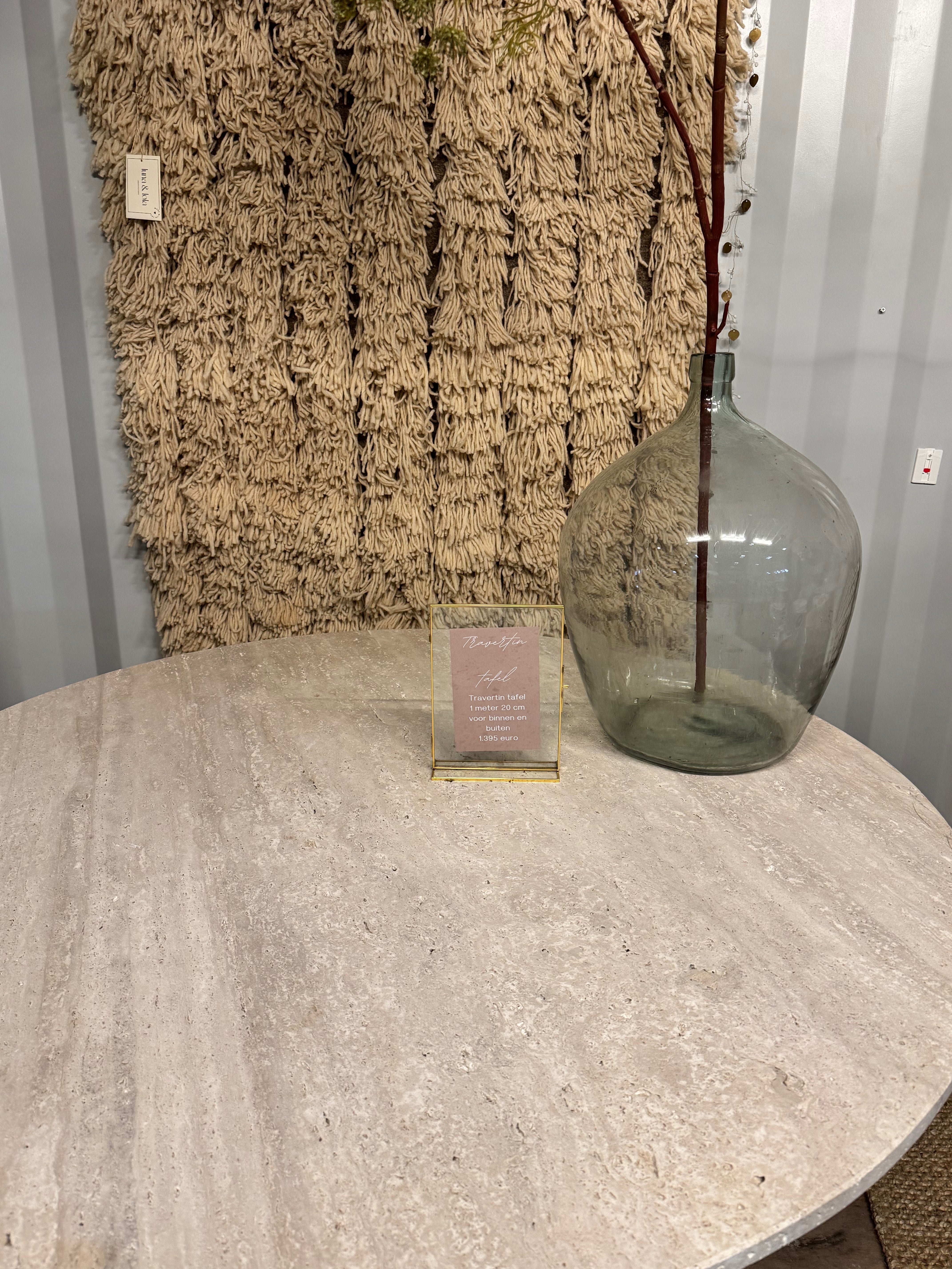 Travertine Table - Round | 120 cm