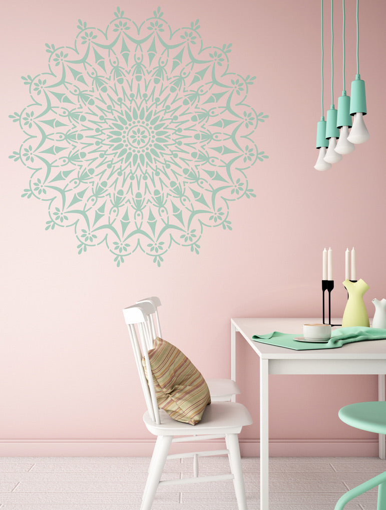 Circle of Life - XL Mandala Stencil - 130 cm
