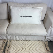 Linnen Pillow + Filling | Mas Amor Por Favor | Natural