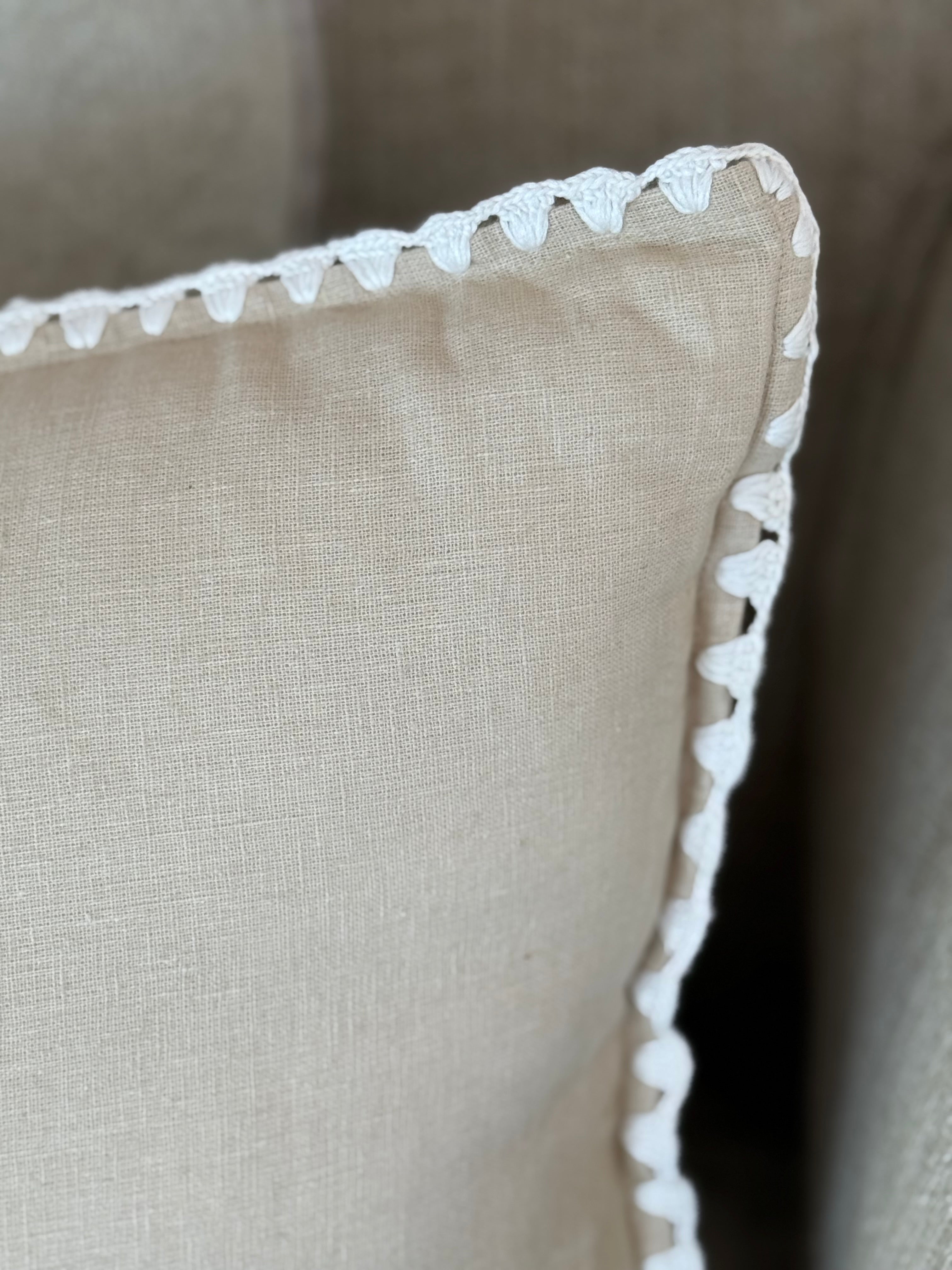 Linnen Pillow + Filling | When In Amsterdam | Natural
