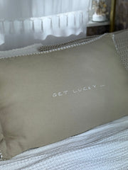 Linnen Pillow + Filling | Get Lucky | Natural