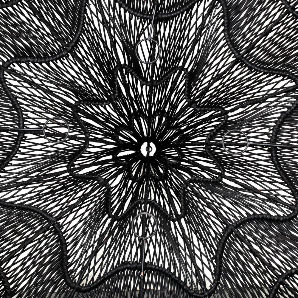 Hanging Flower Lamp (60 cm) - Natural Color | Mandala Stencils