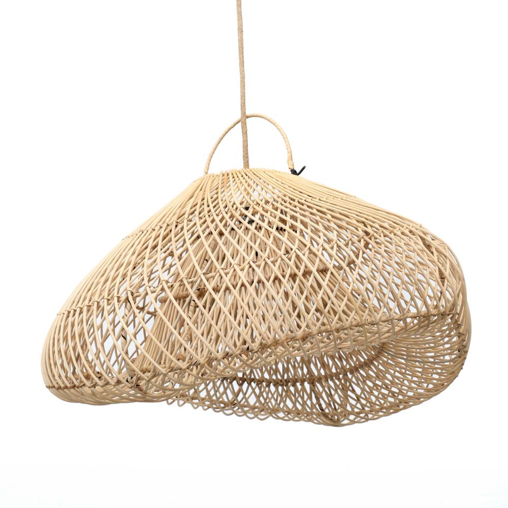 Organic Shape Cloud Lamp (40 cm) - Natural Color | Mandala Stencils