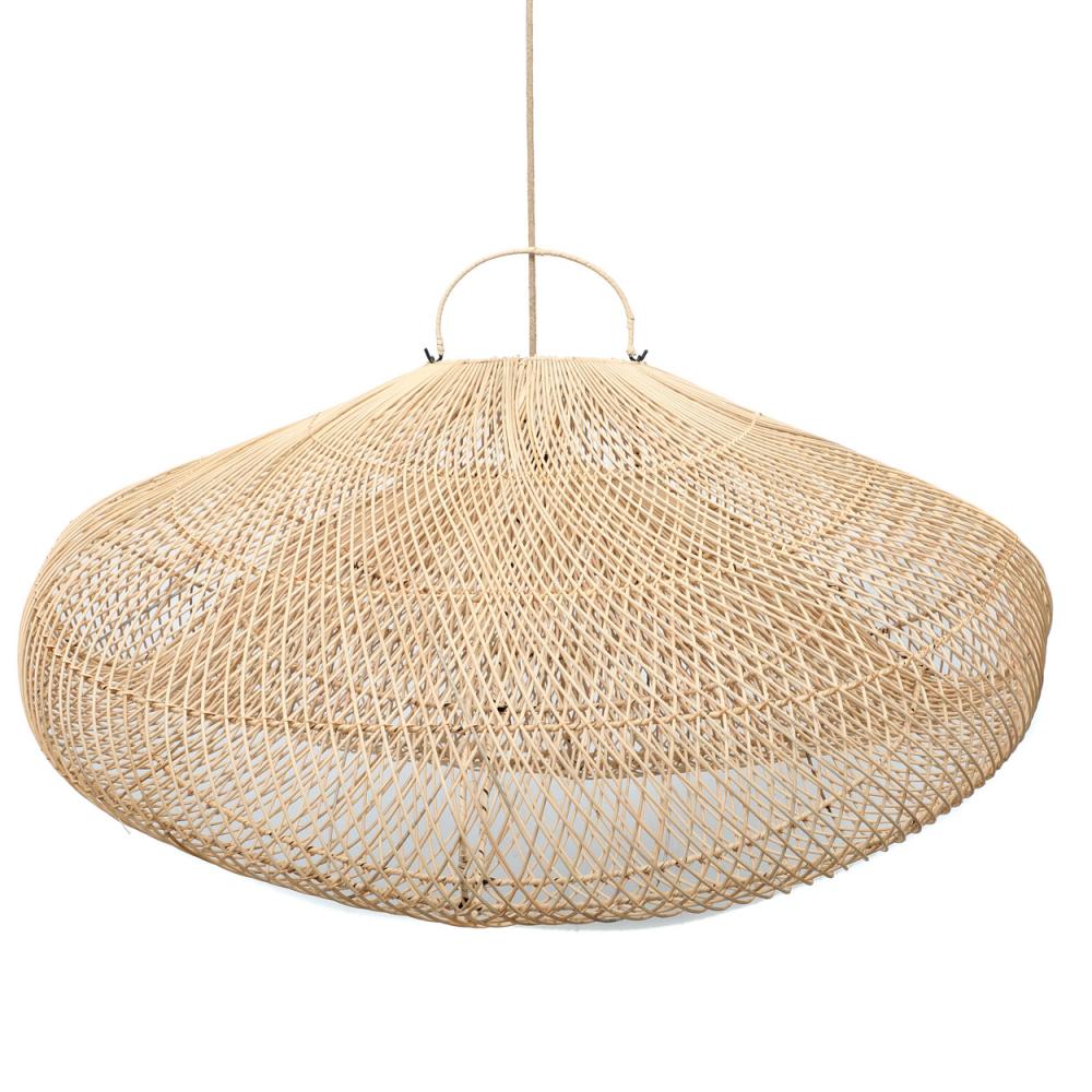 XL Handcrafted Rattan Lamp - Cloud | Natural | 40 cm