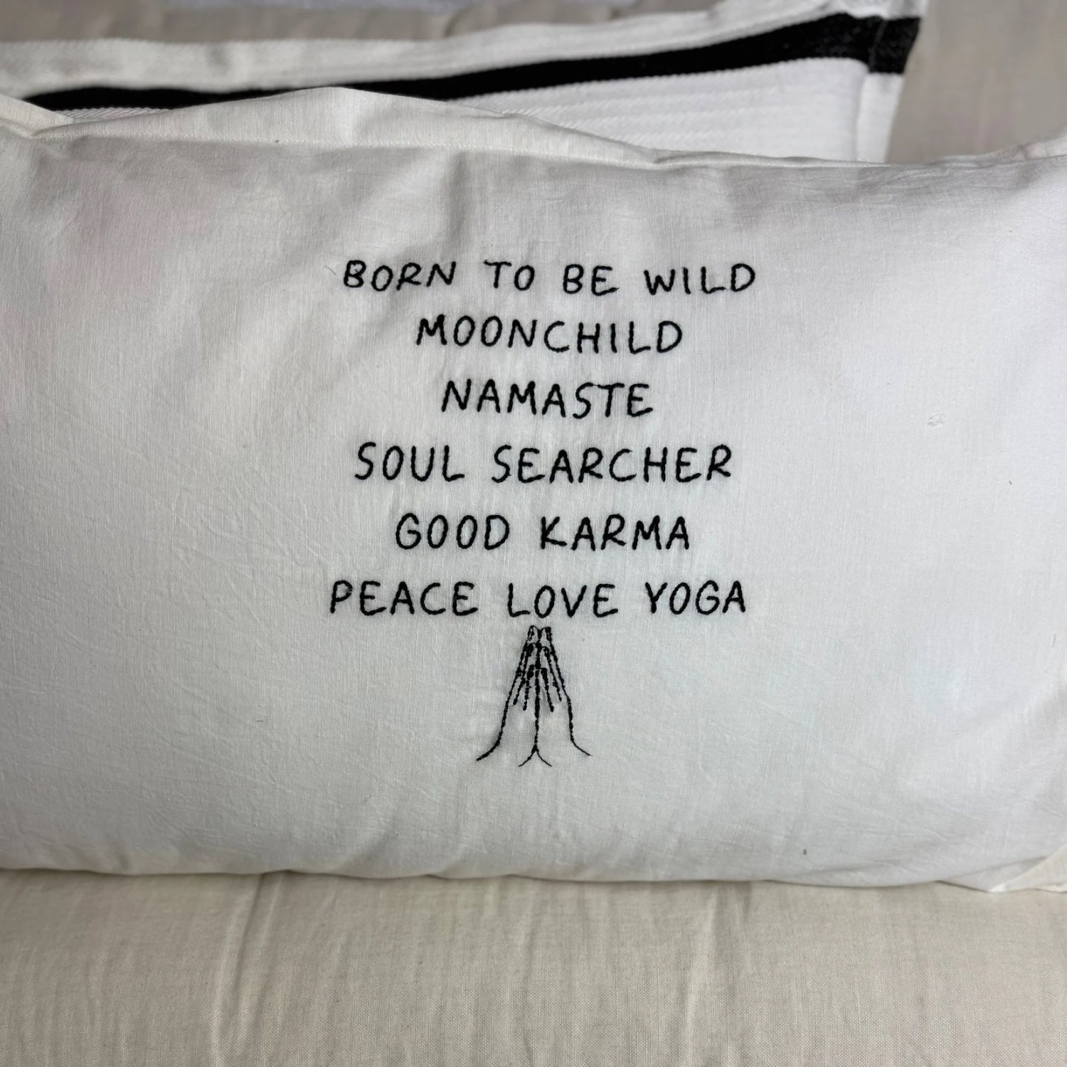 Linnen Pillow + Filling | Born To Be Wild | Natural