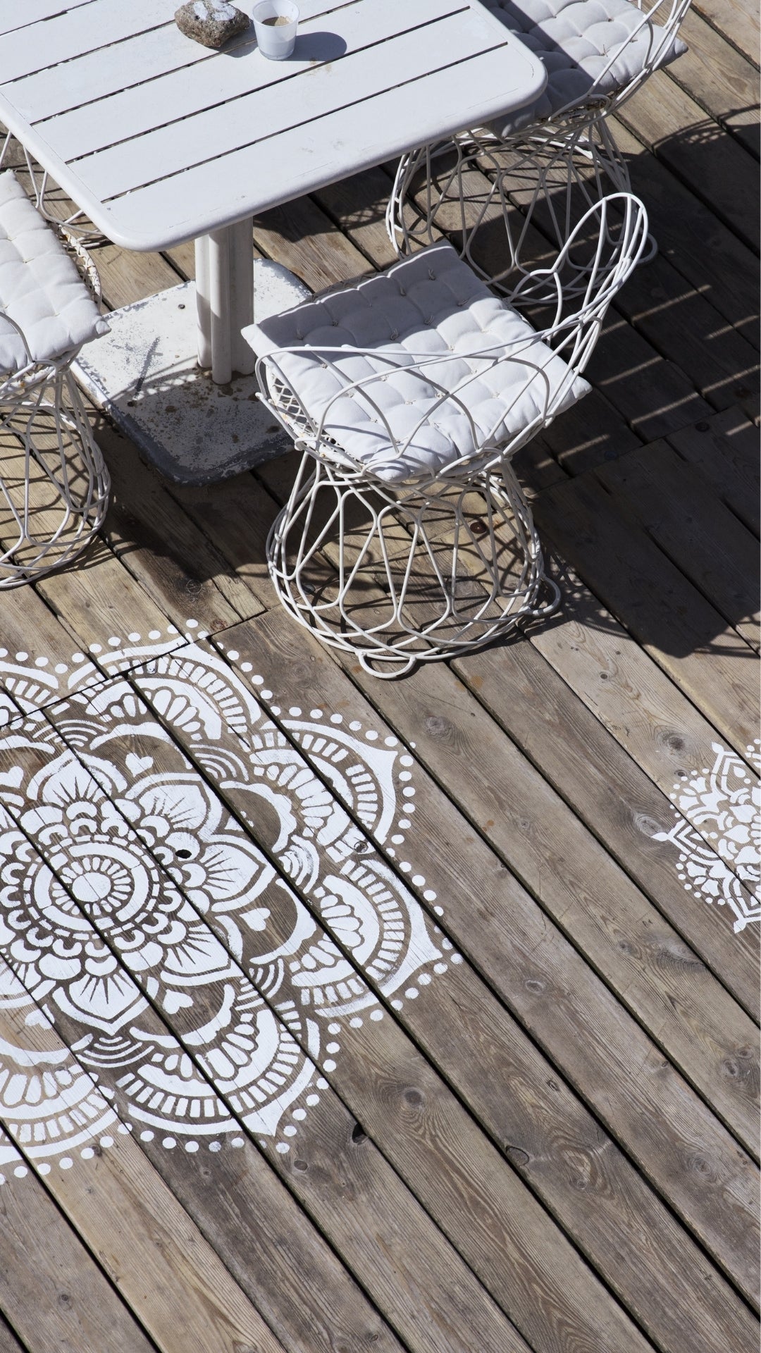 Yoga - XL Mandala Stencil - 116 cm