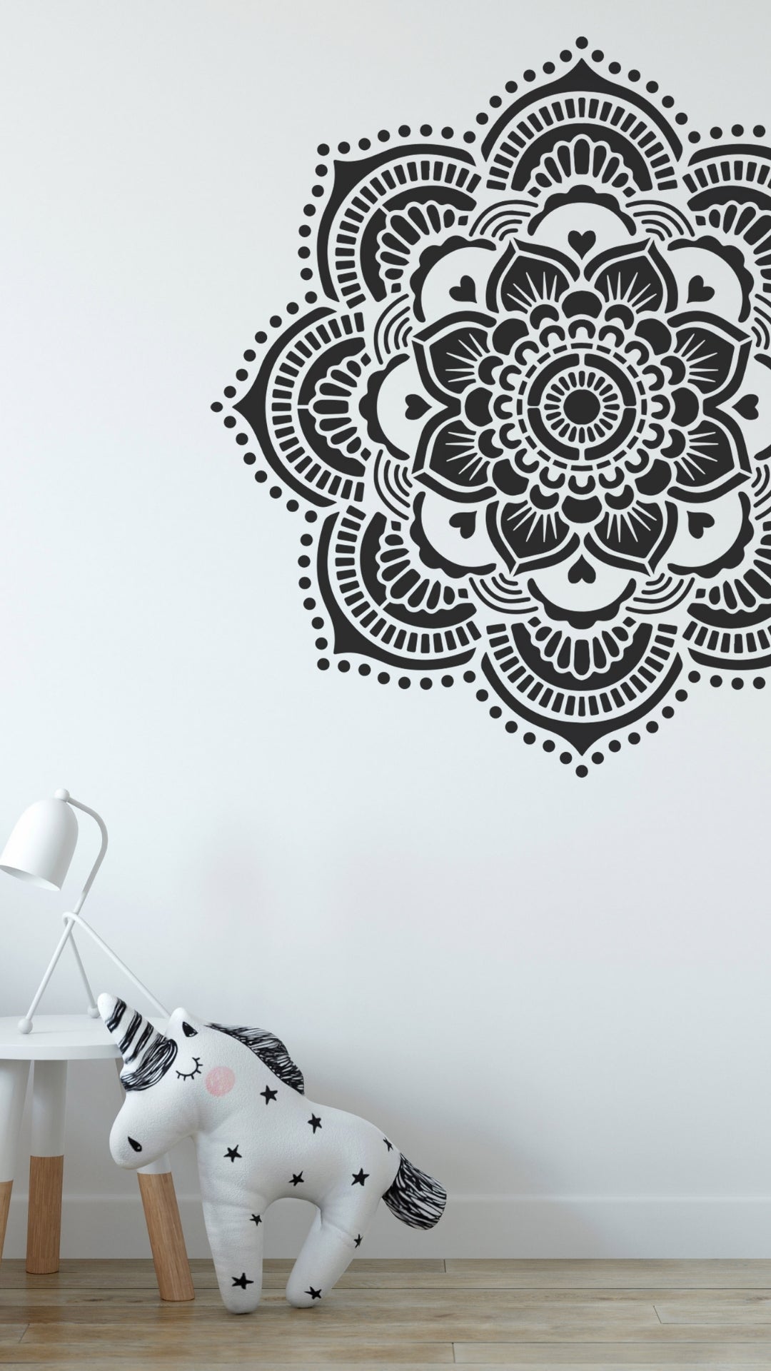 Yoga - XL Mandala Stencil - 116 cm