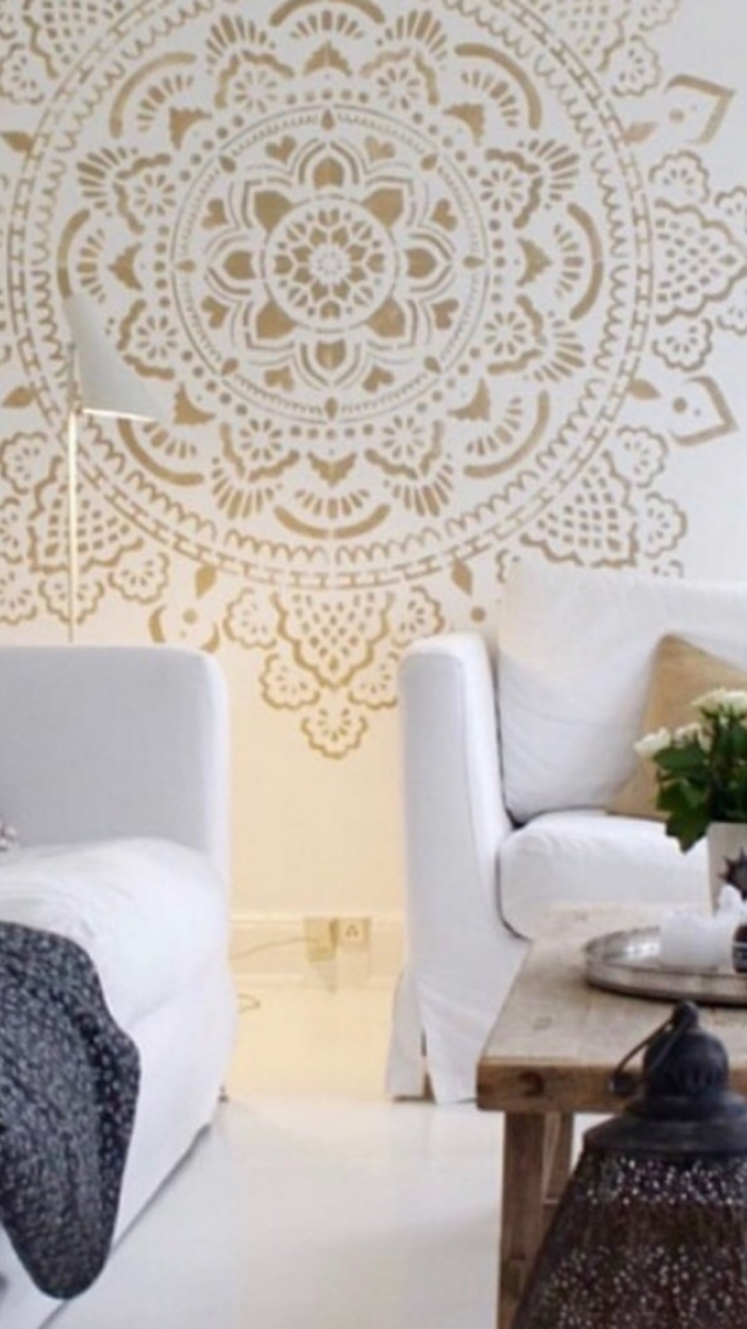 Holy - XL Mandala Stencil - 184 cm