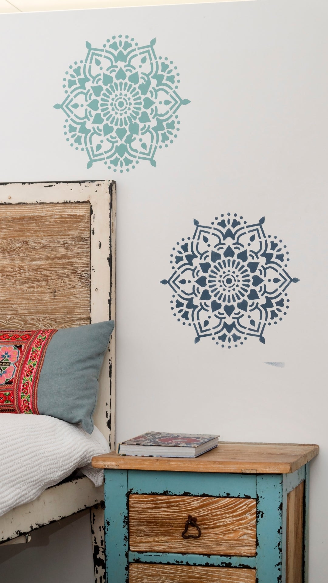 Tibet - XL Mandala Stencil - 45 cm