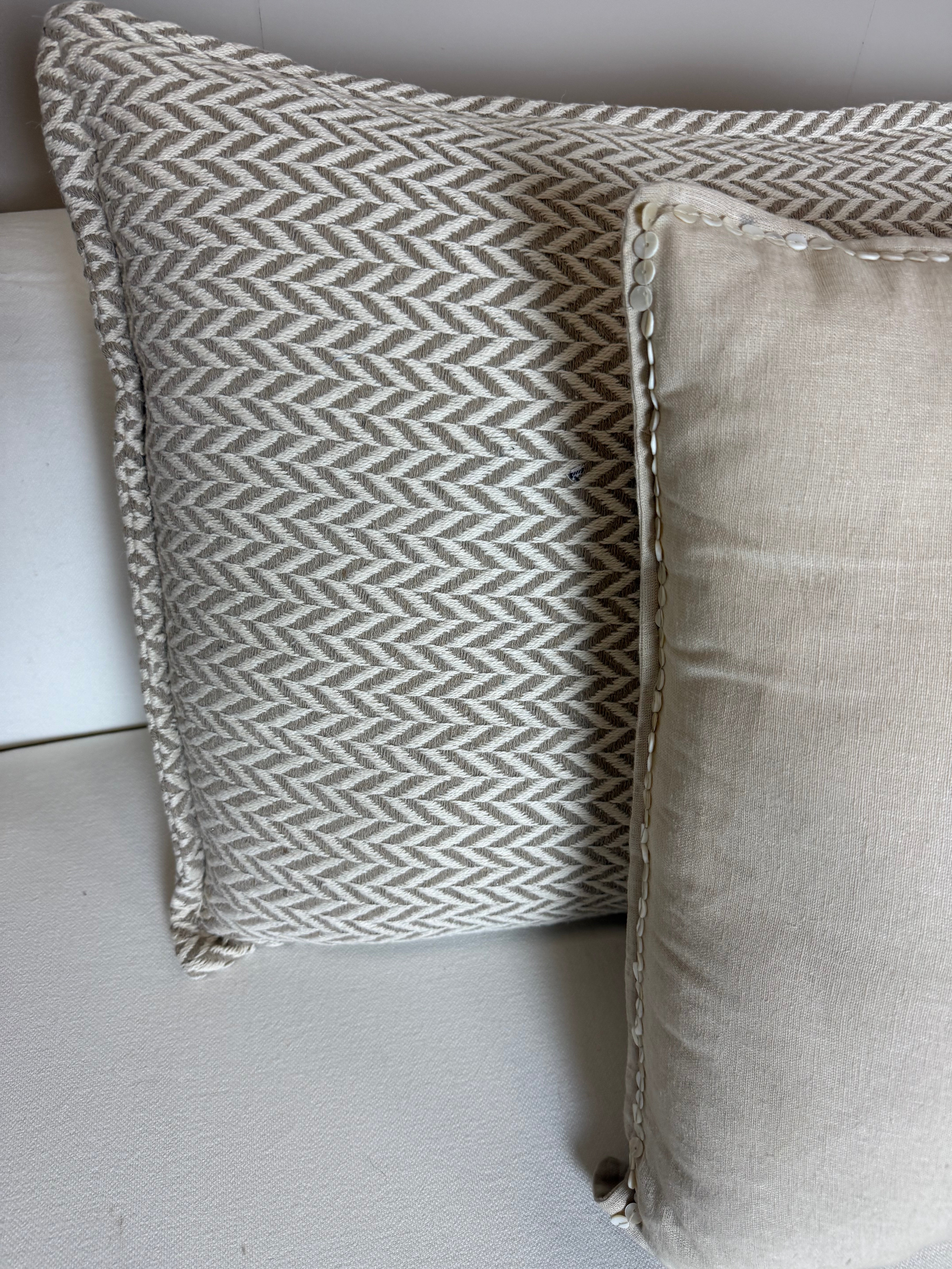Linnen Pillow + Filling | Bring Me To Ibiza | Natural