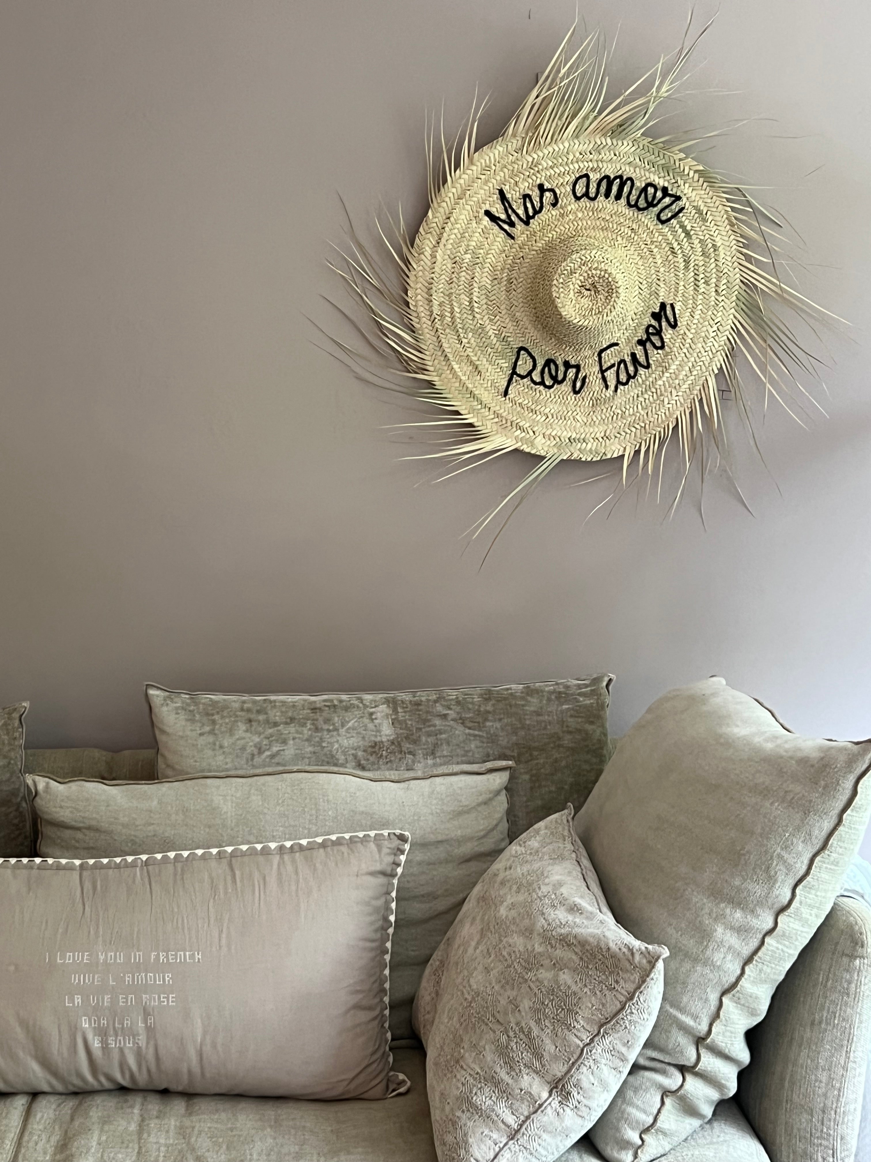 Wall Decoration Hat - Mas Amor Por Favor