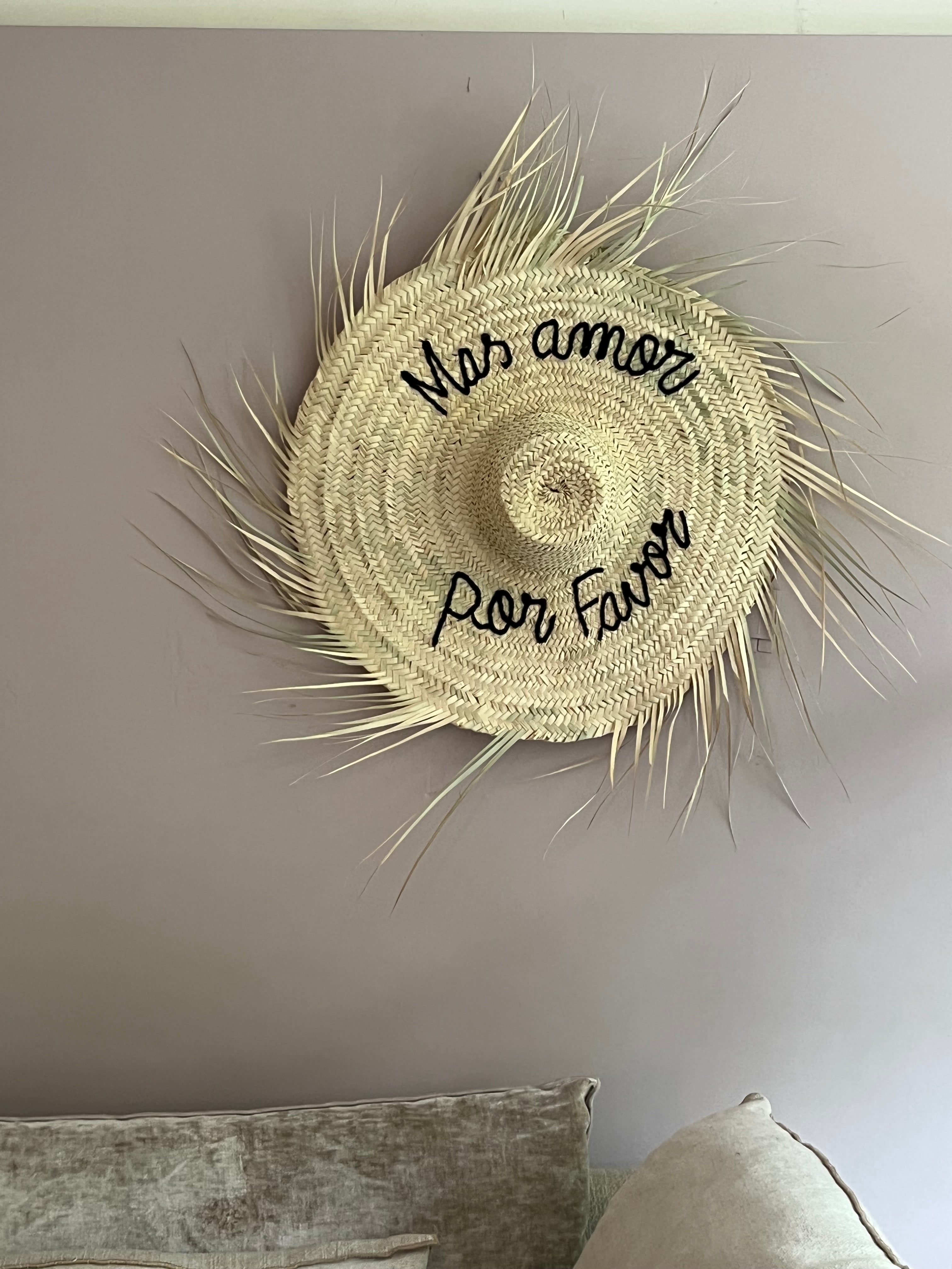 Wall Decoration Hat - Mas Amor Por Favor