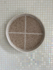 Fully Beaded Fairtrade Wall Basket (35 cm) - Mandala Stencils