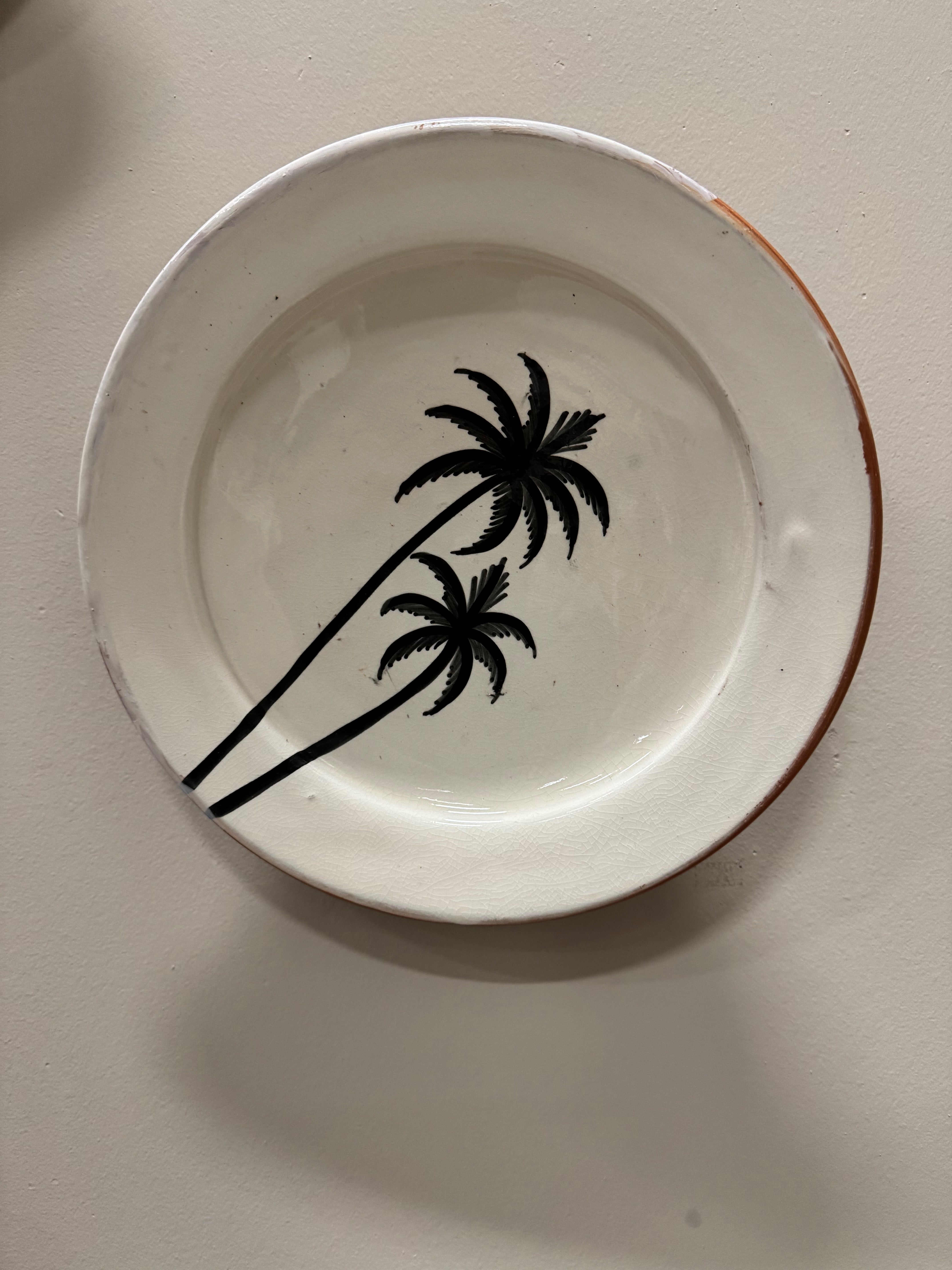 Wall Decoration Plate - Palm Trees