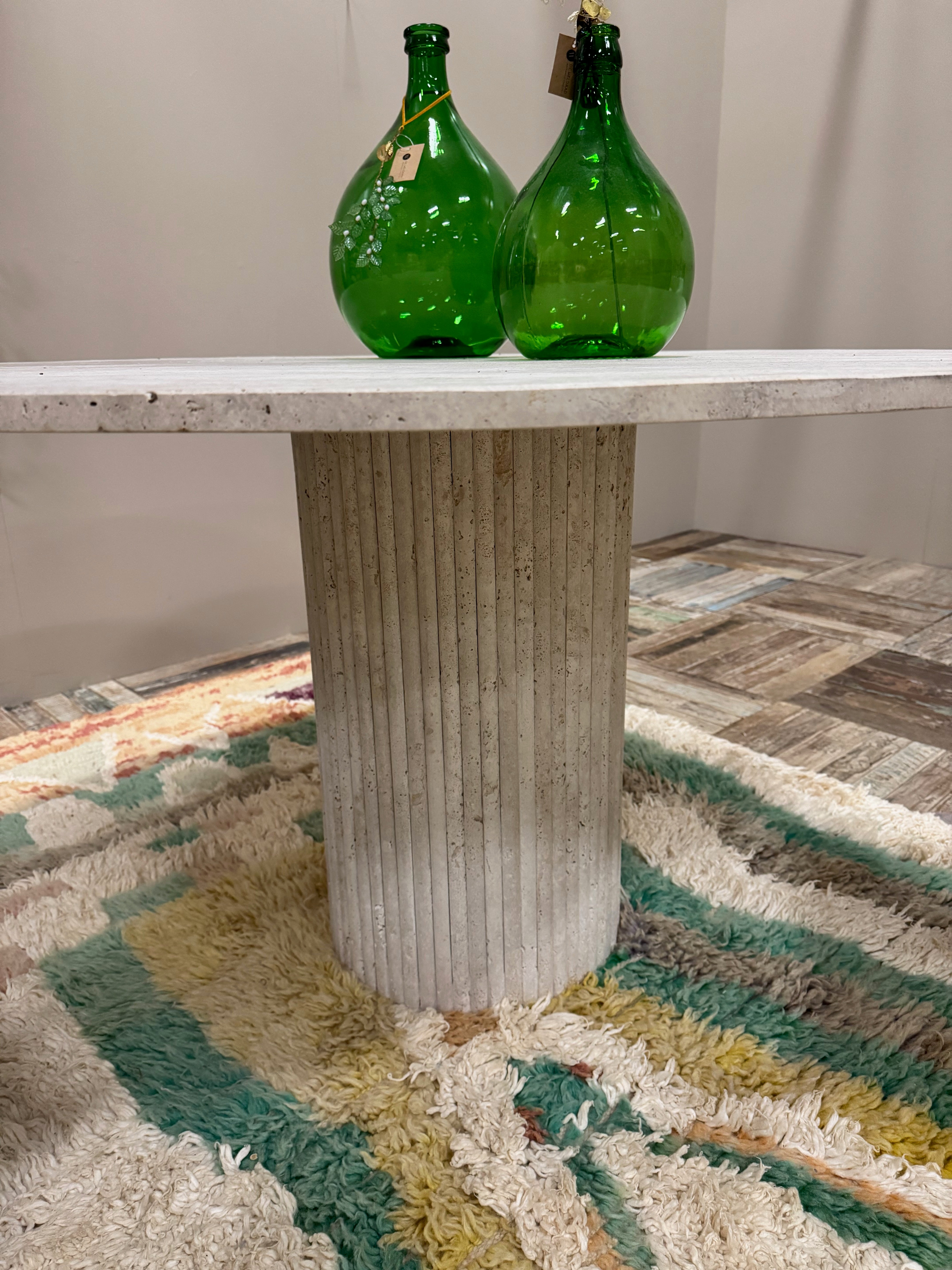 Travertine Table - Round | 140 cm