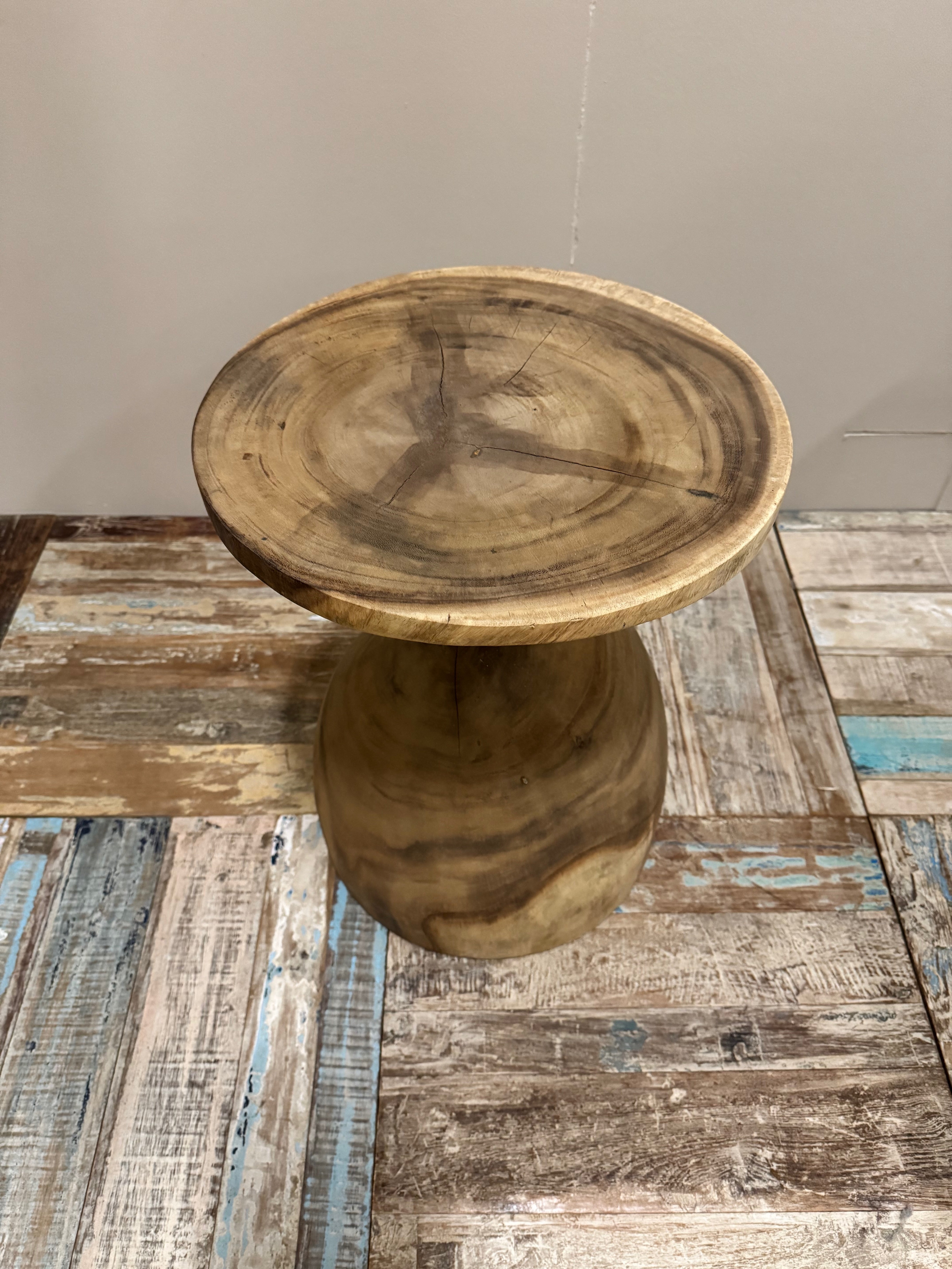 Teak Wood Stool / Side Table