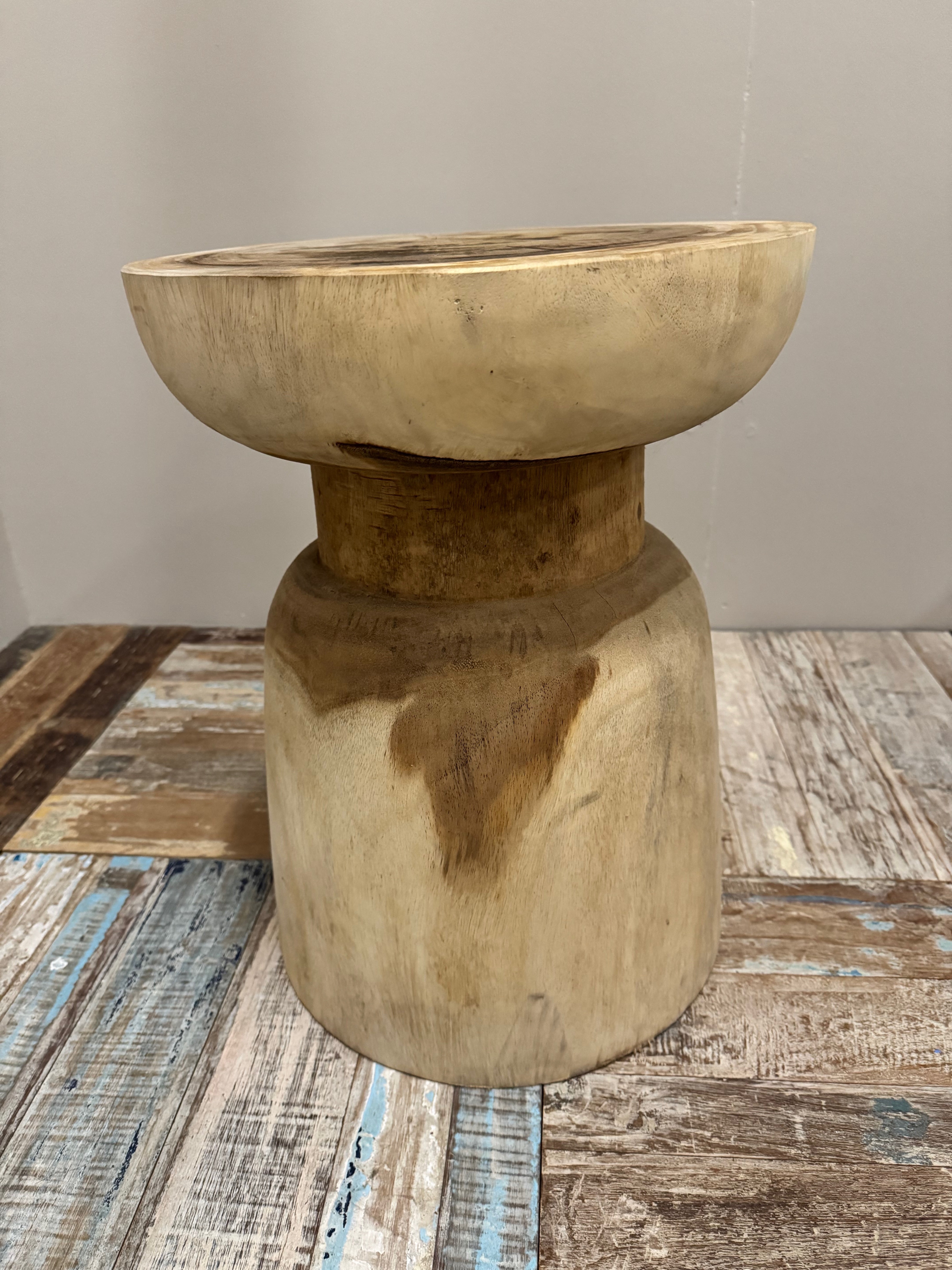 Teak Wood Stool / Side Table