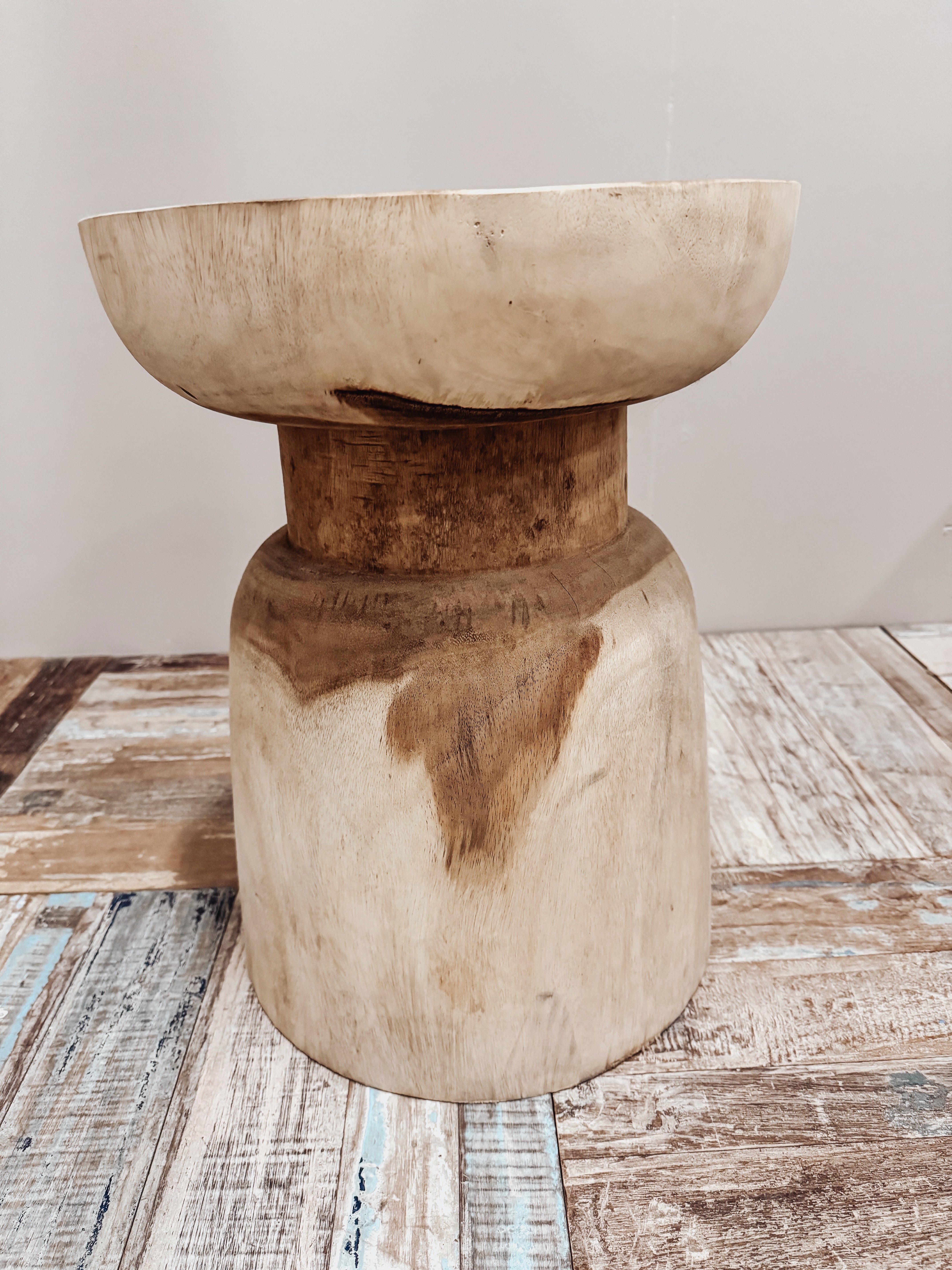 Teak Wood Stool / Side Table