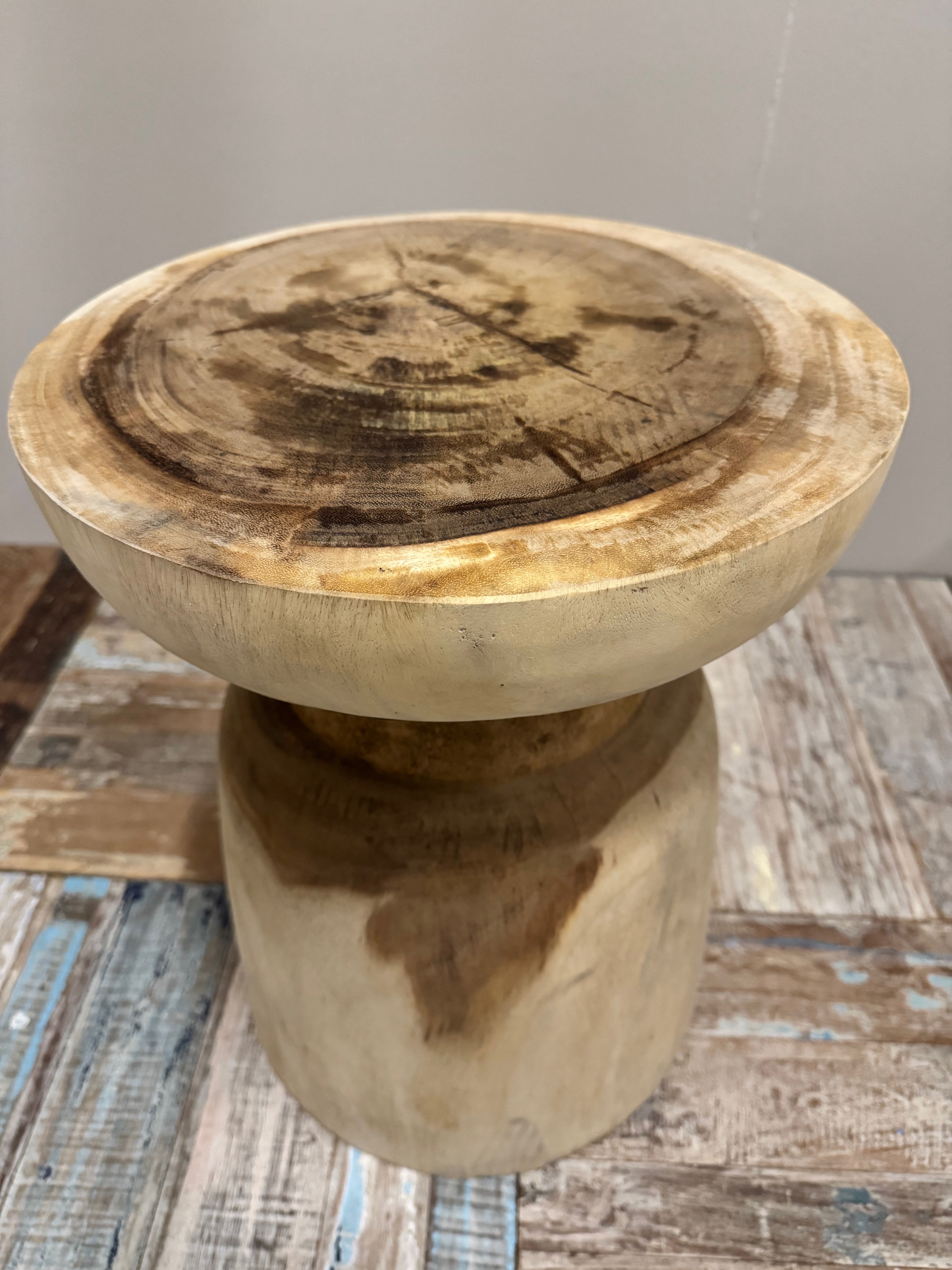 Teak Wood Stool / Side Table