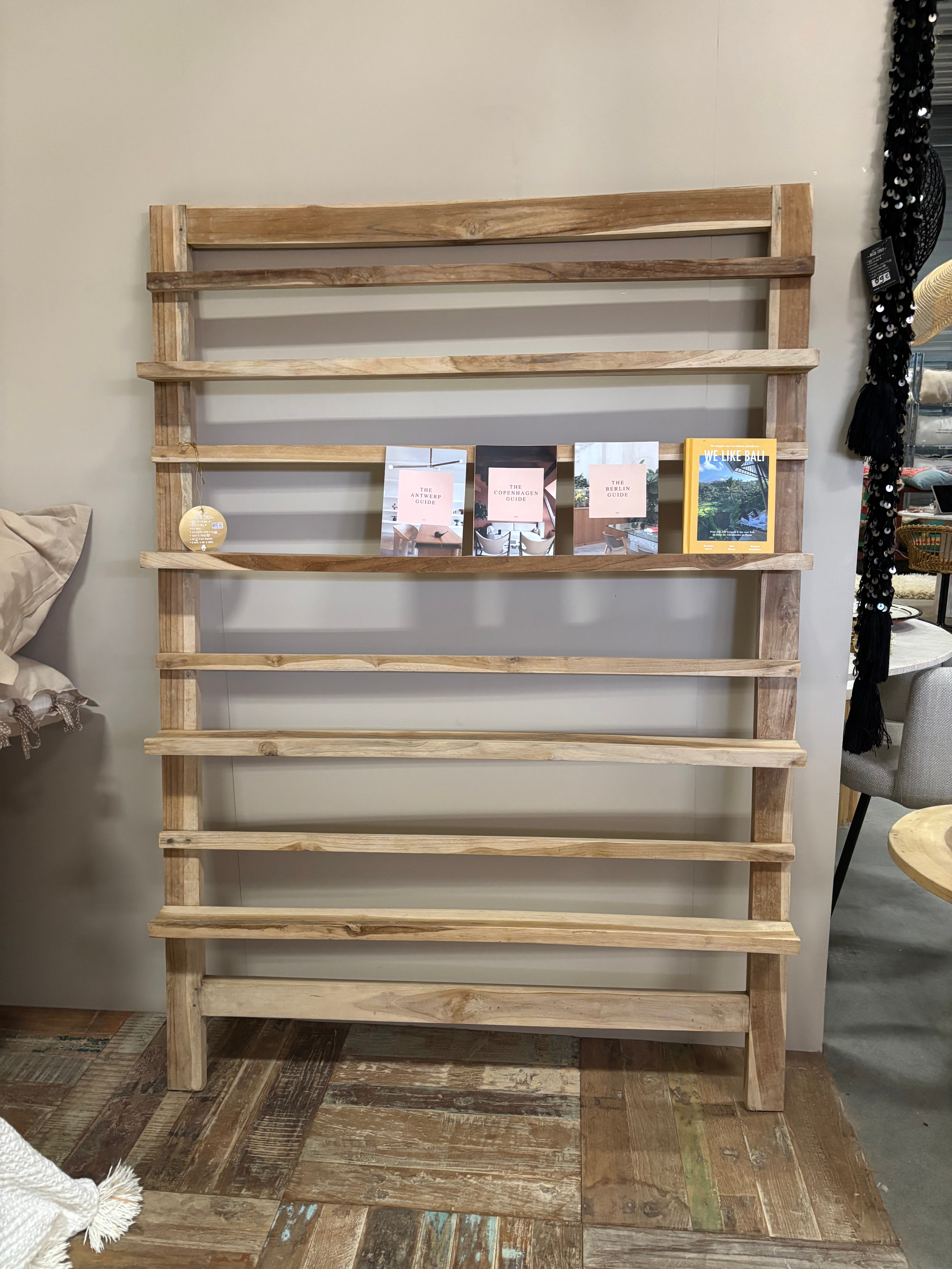 Wooden Wall Shelf - Display Rack