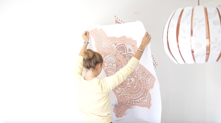 Yoga - XL Mandala Stencil - 116 cm