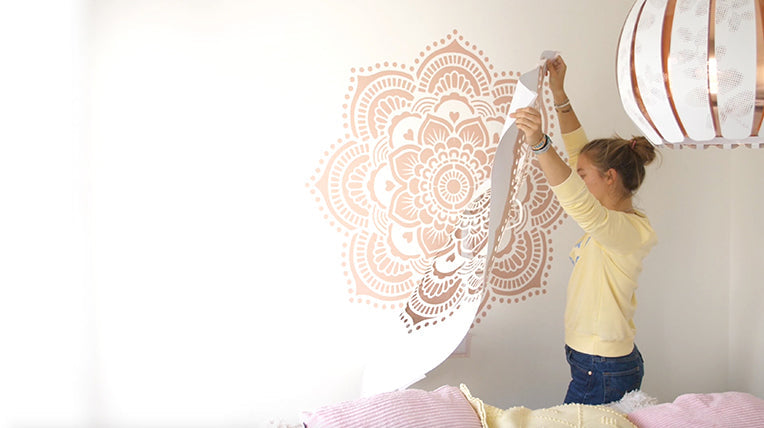 Yoga - XL Mandala Stencil - 116 cm