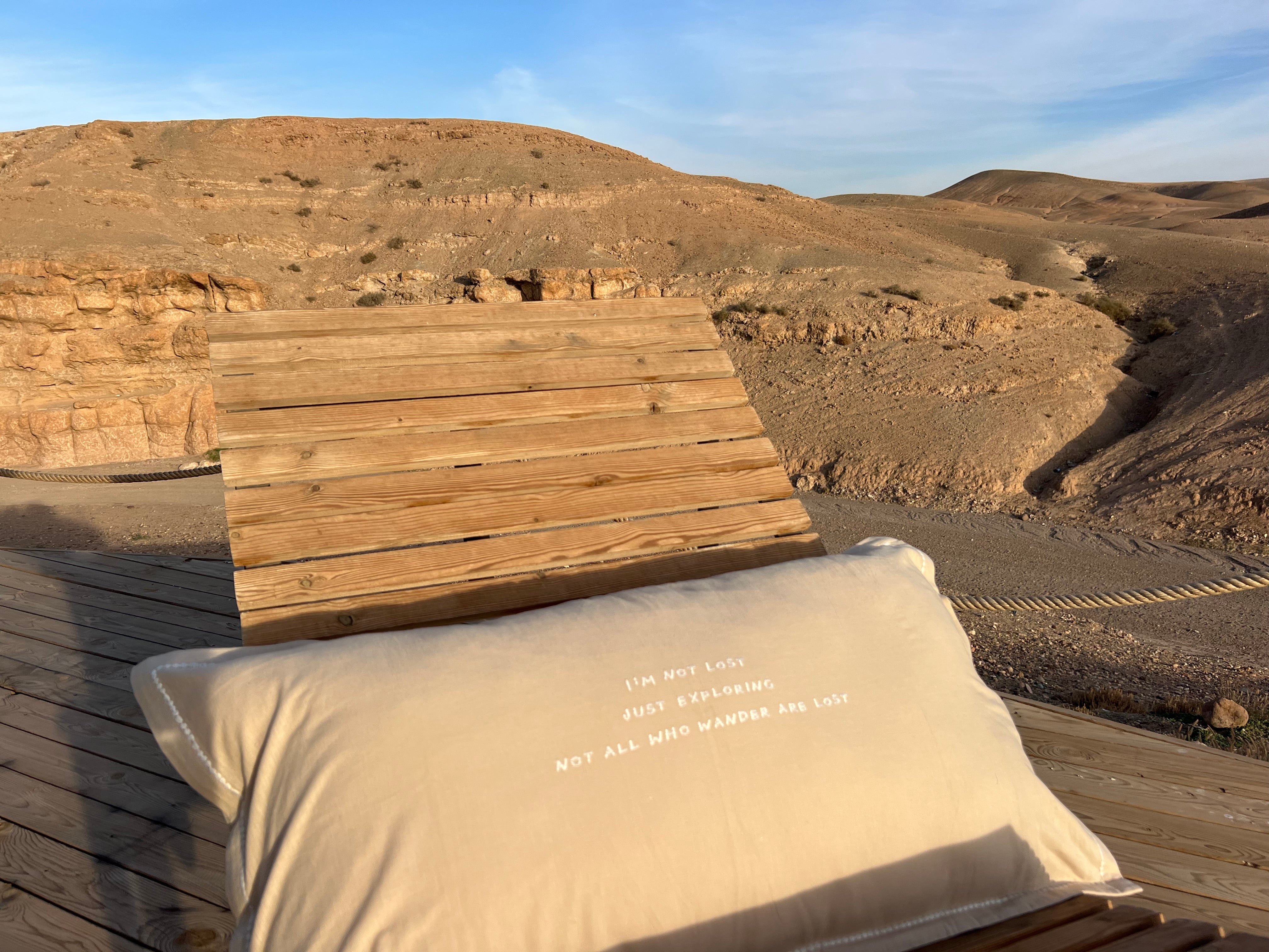Linnen Pillow + Filling | I'm Not Lost | White