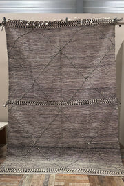 Tapijt zwart wit -100% Wol | zwart wit