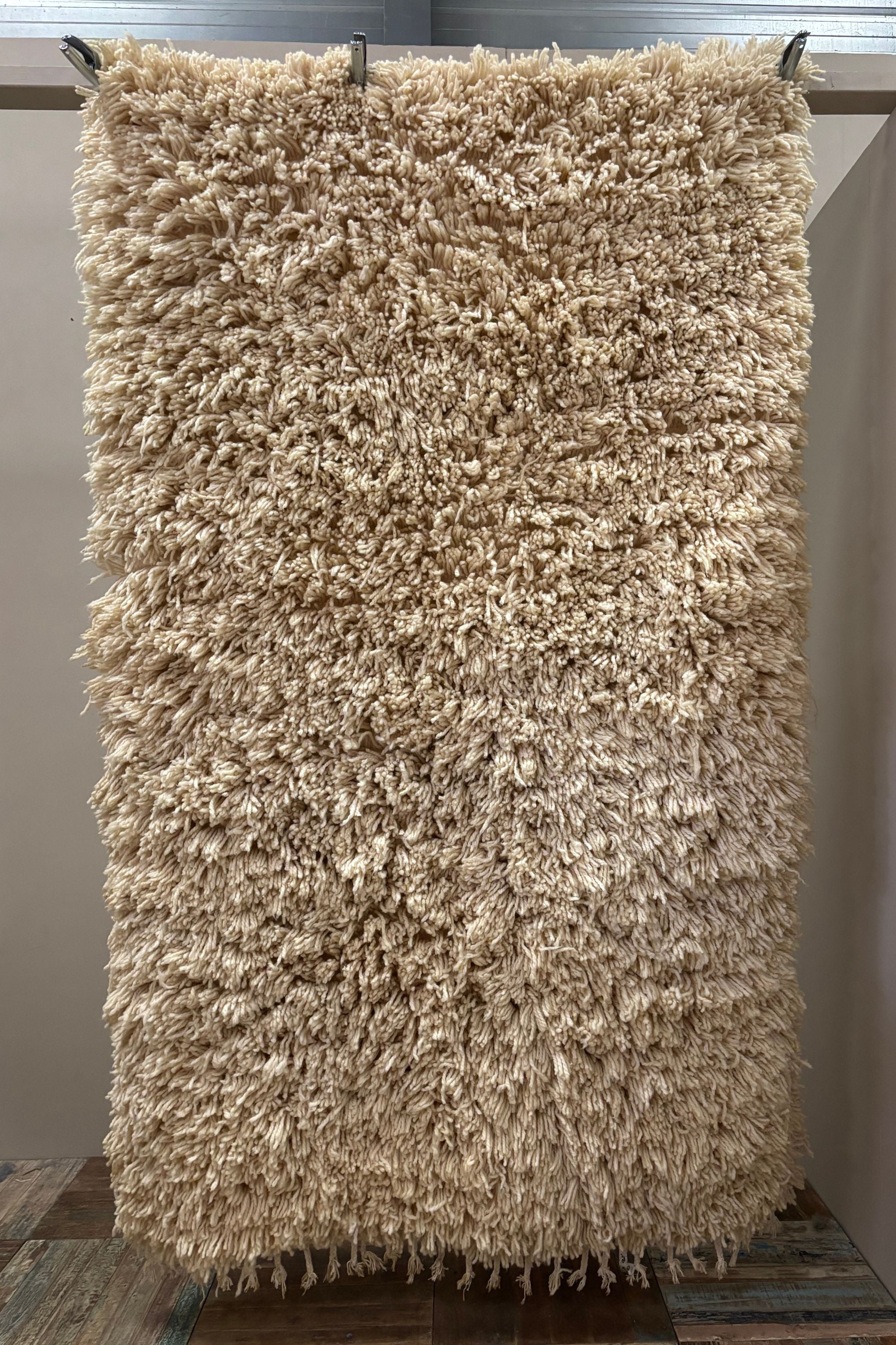 Lang harig tapijt - 100% Wool | uniek stuk