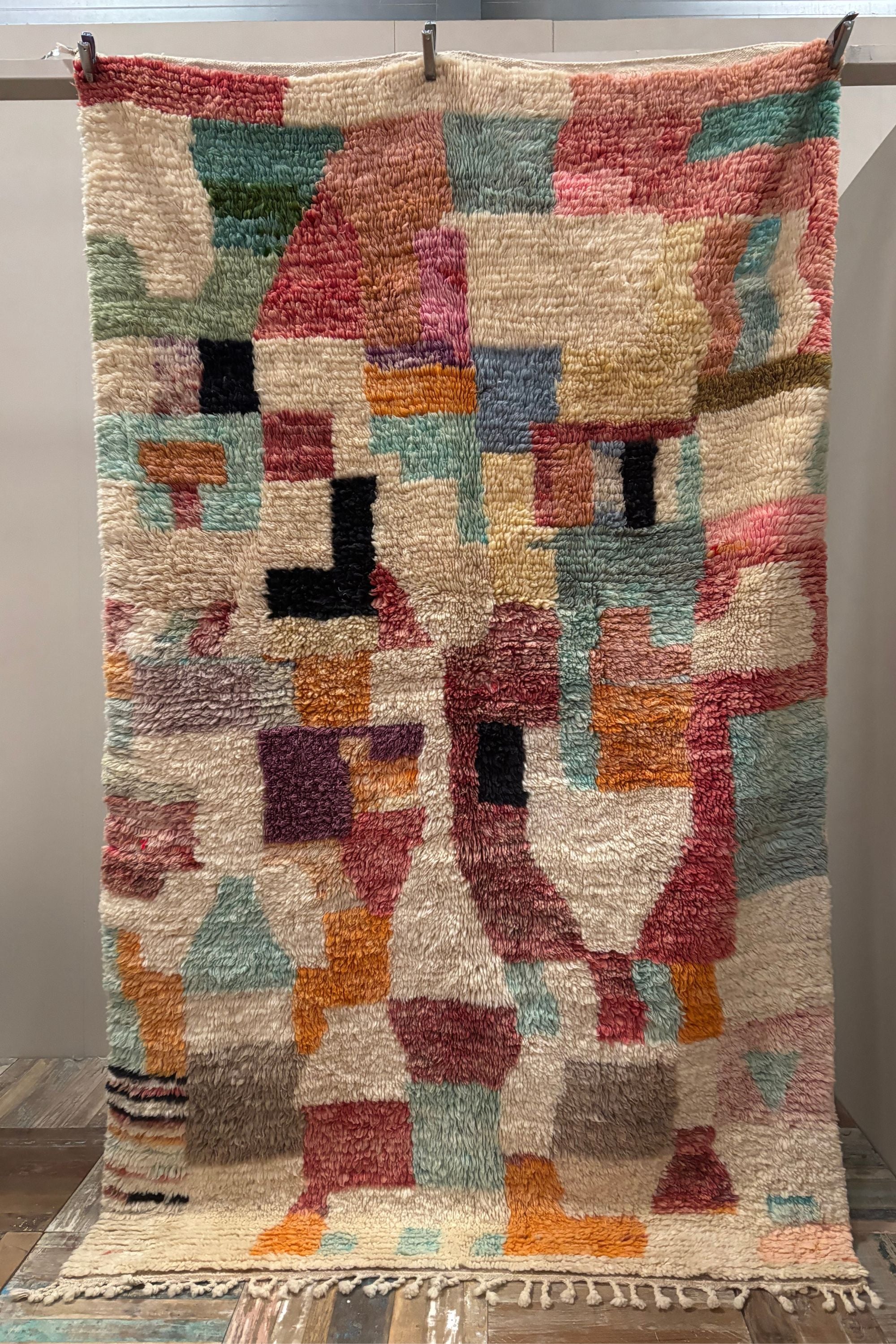 Kunst tapijt 100% Wol | uniek exemplaar