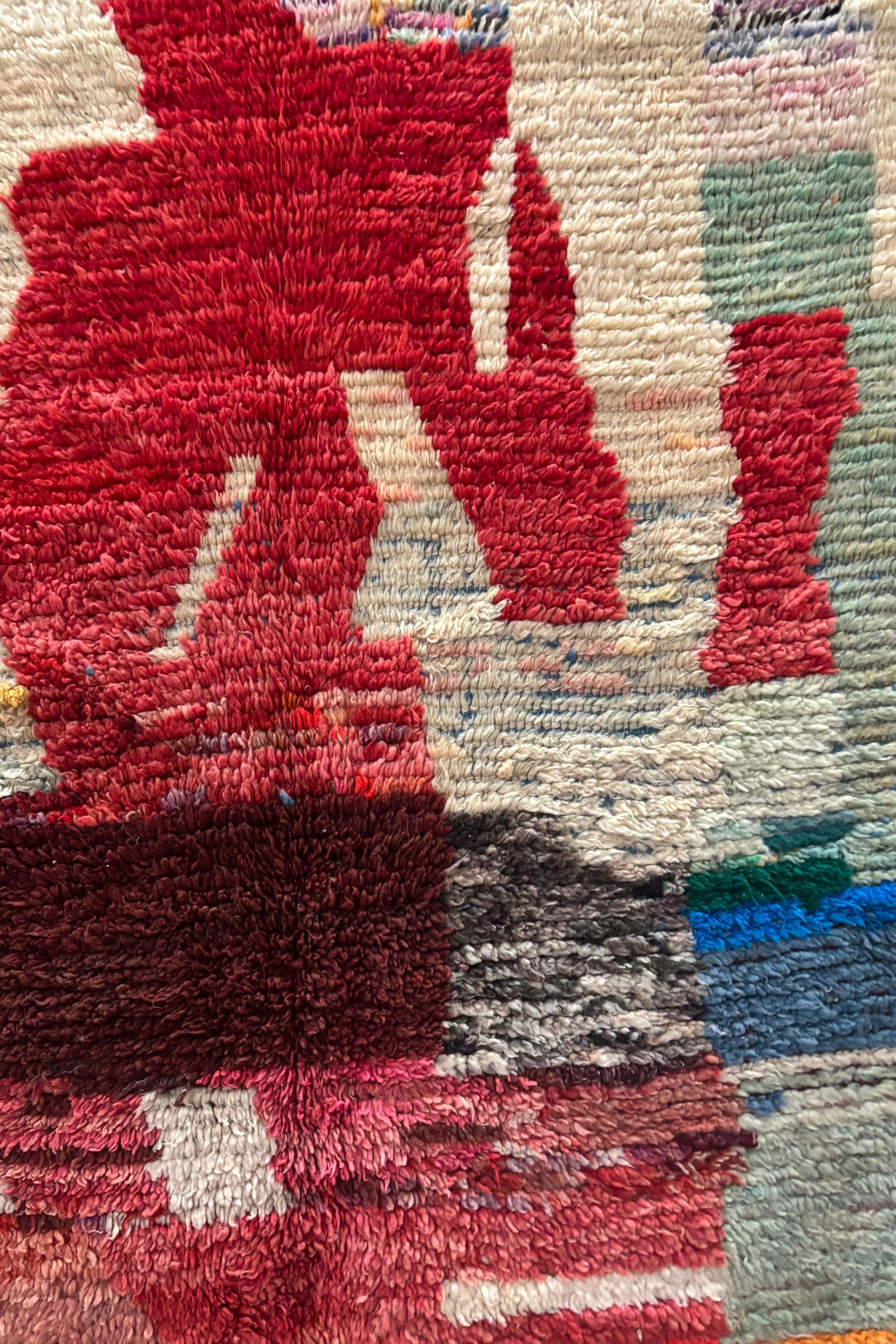 Kunst tapijt - 100% Wol | uniek exemplaar
