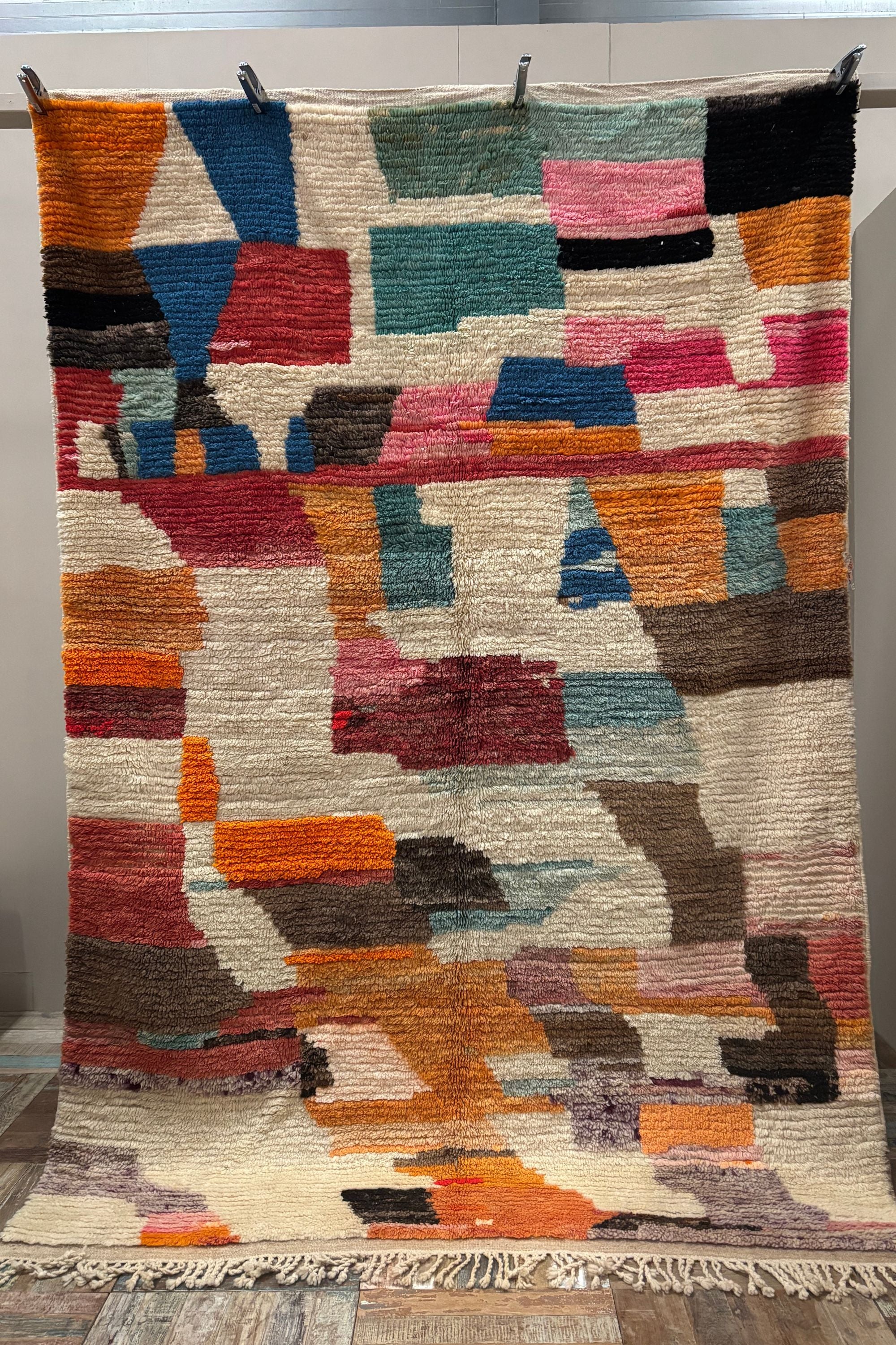 Kunst tapijt - 100% Wol | uniek exemplaar