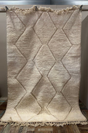 Tapijt creme - 100% Wool | uniek exemplaar