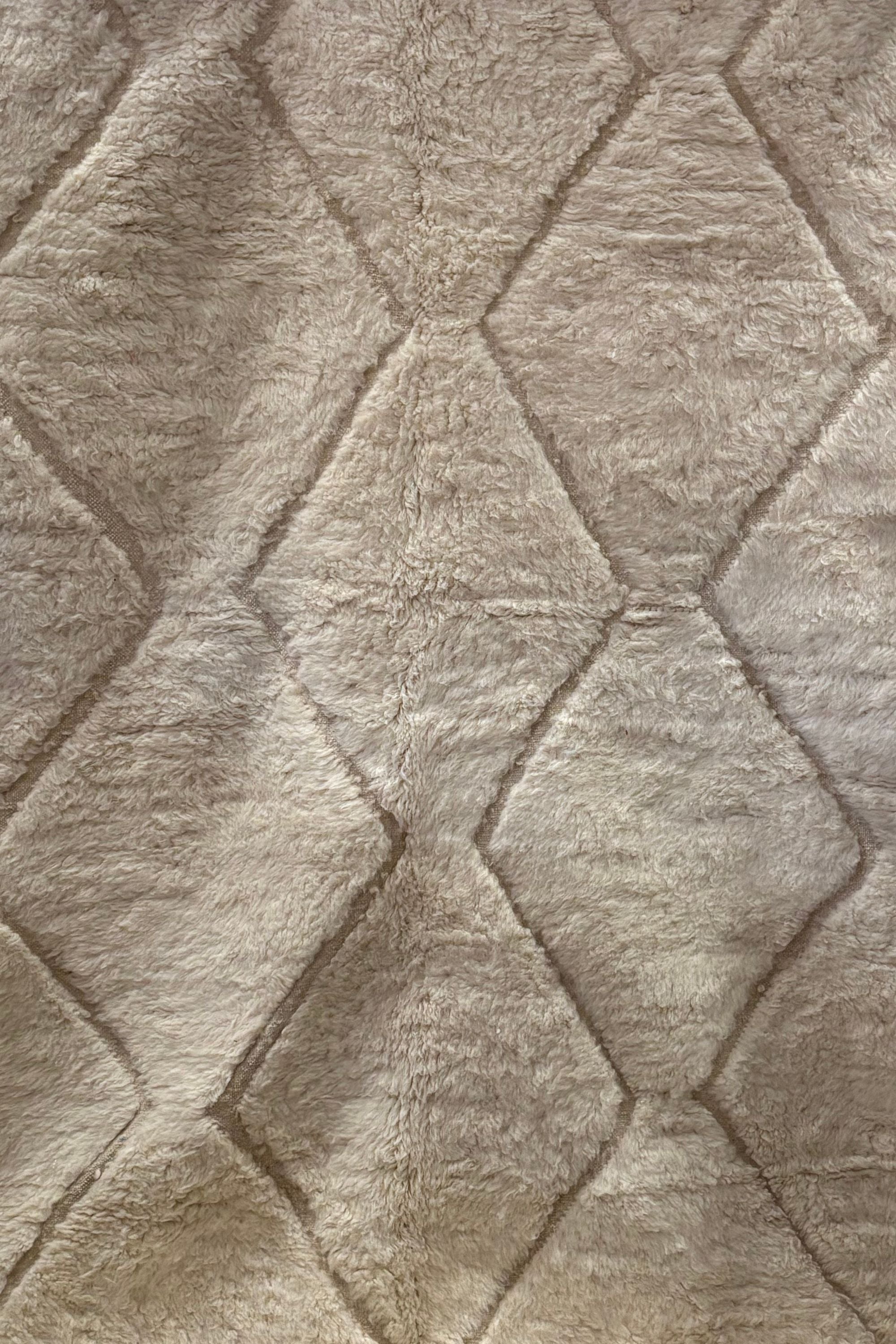 Tapijt creme - 100% Wool | uniek exemplaar