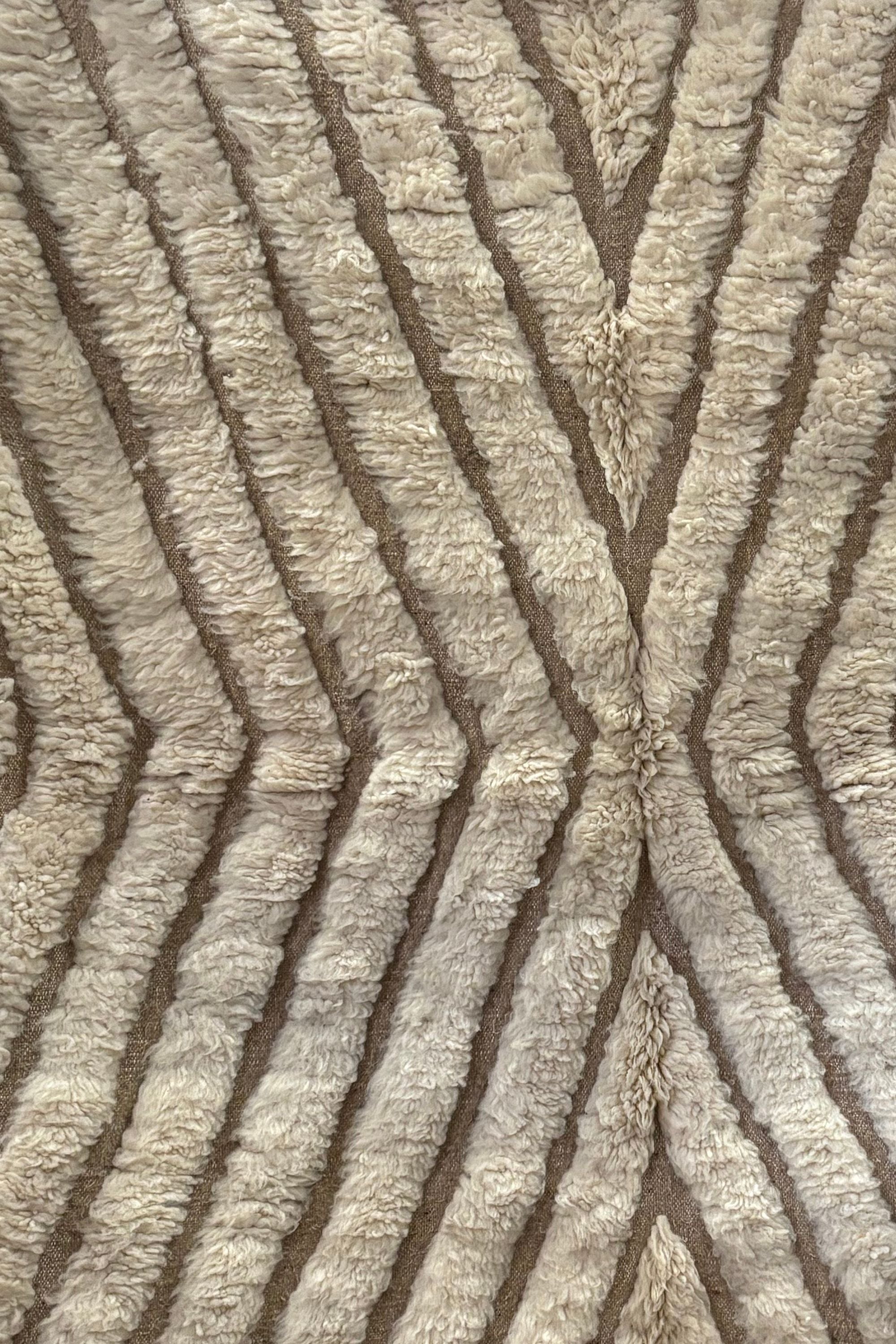 Tapijt naturel/gebroken wit - 100% Wol | uniek exemplaar