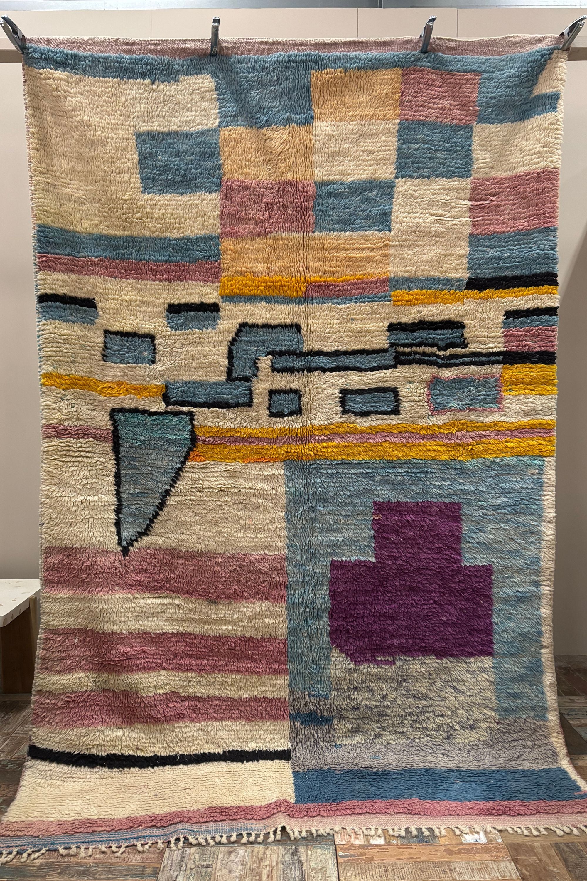 Kunst tapijt -  100% Wol | uniek exemplaar