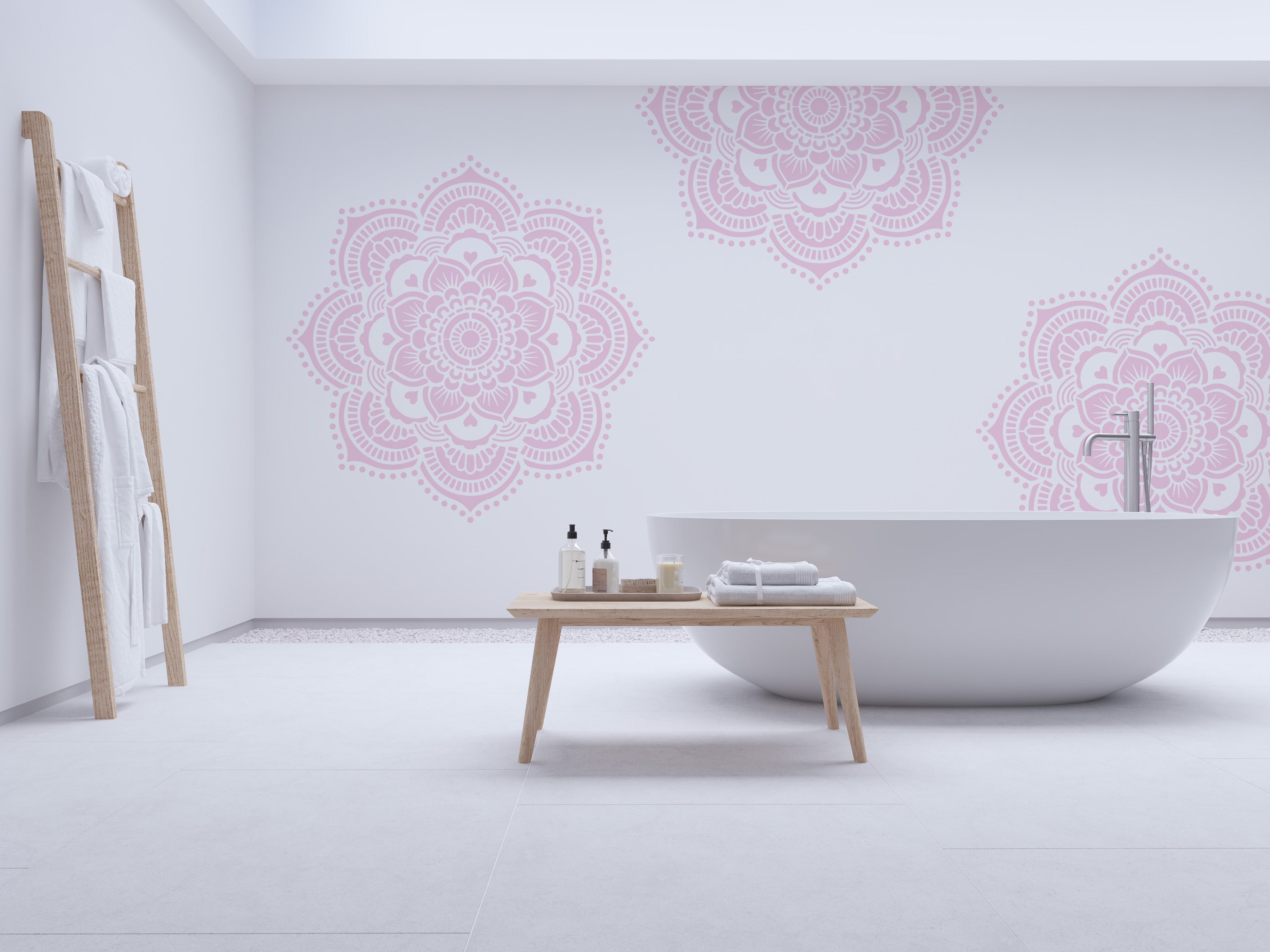 Yoga - XL Mandala Stencil - 116 cm