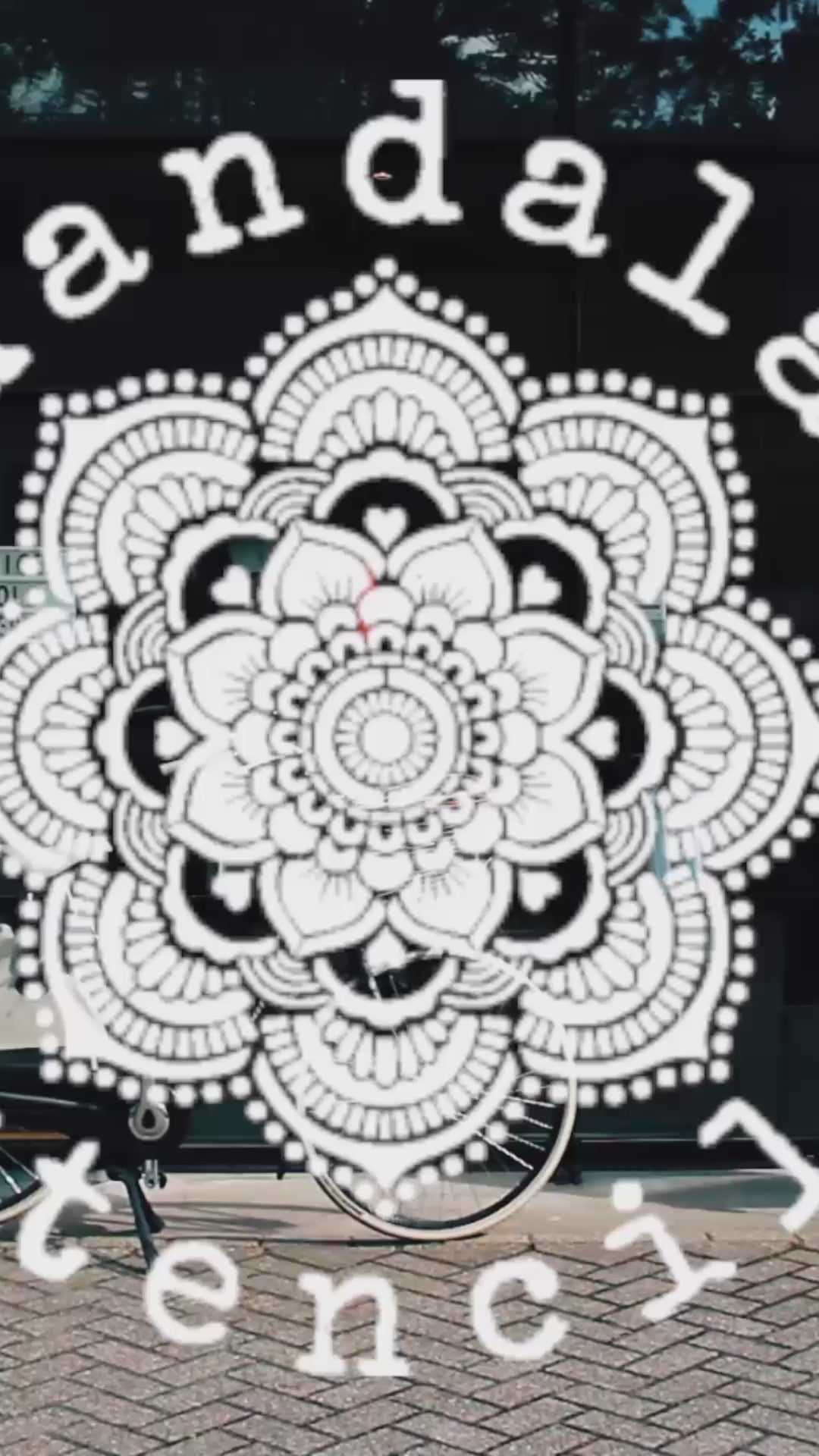 Video laden: Holy Mandala - XL Mandala Stencil - 184 cm