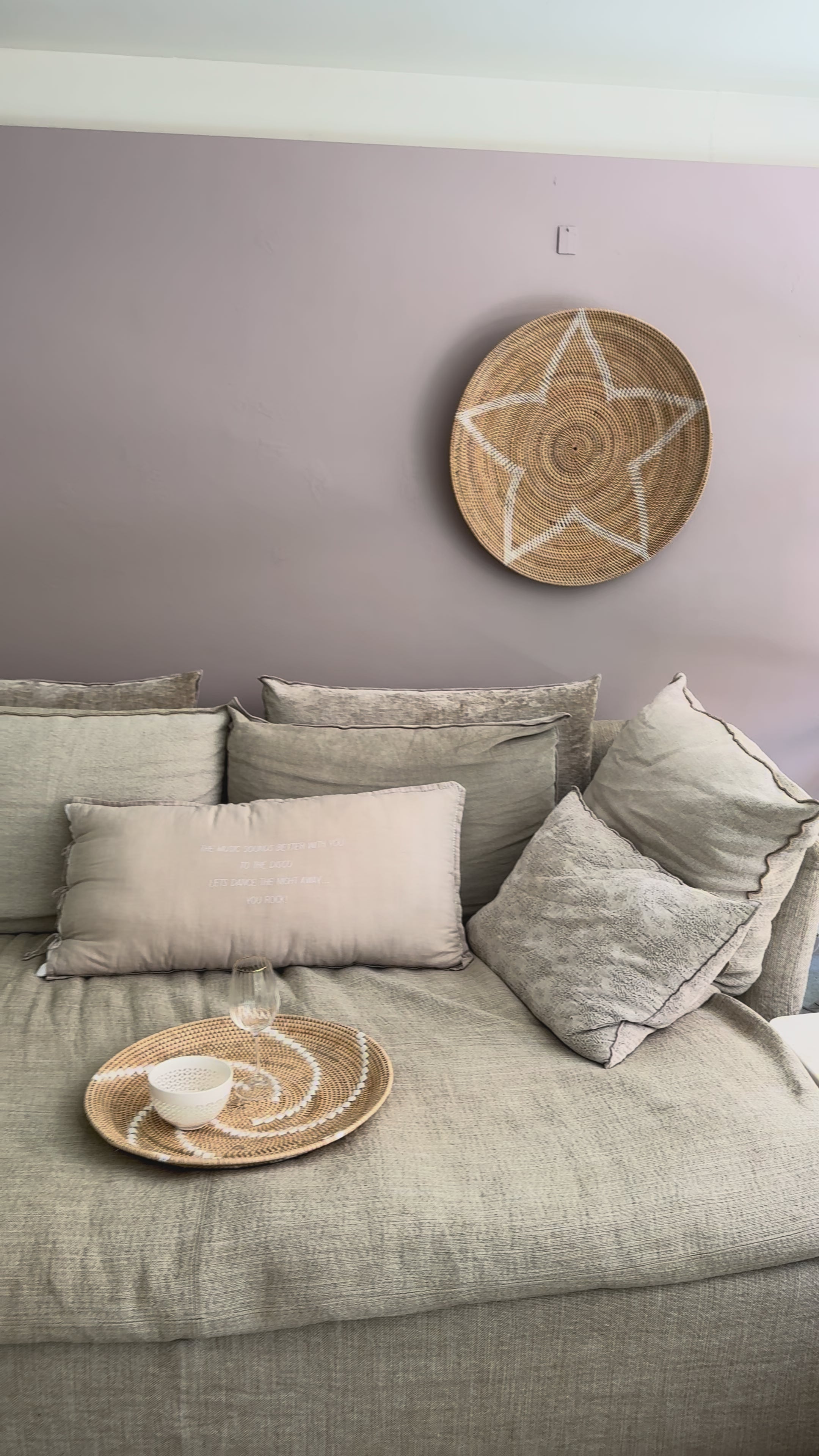 Video laden: Wall Basket Set XL - 2 pieces - 70 + 50 cm