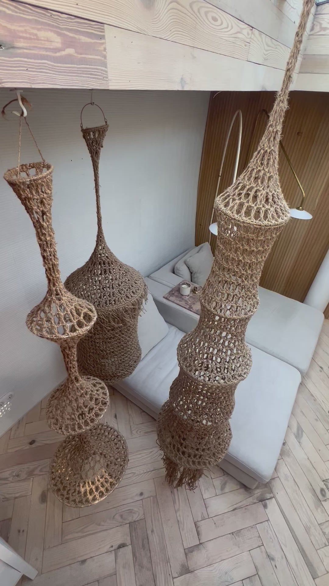 Video laden: Handmade Crochet Hanging | Organic Object