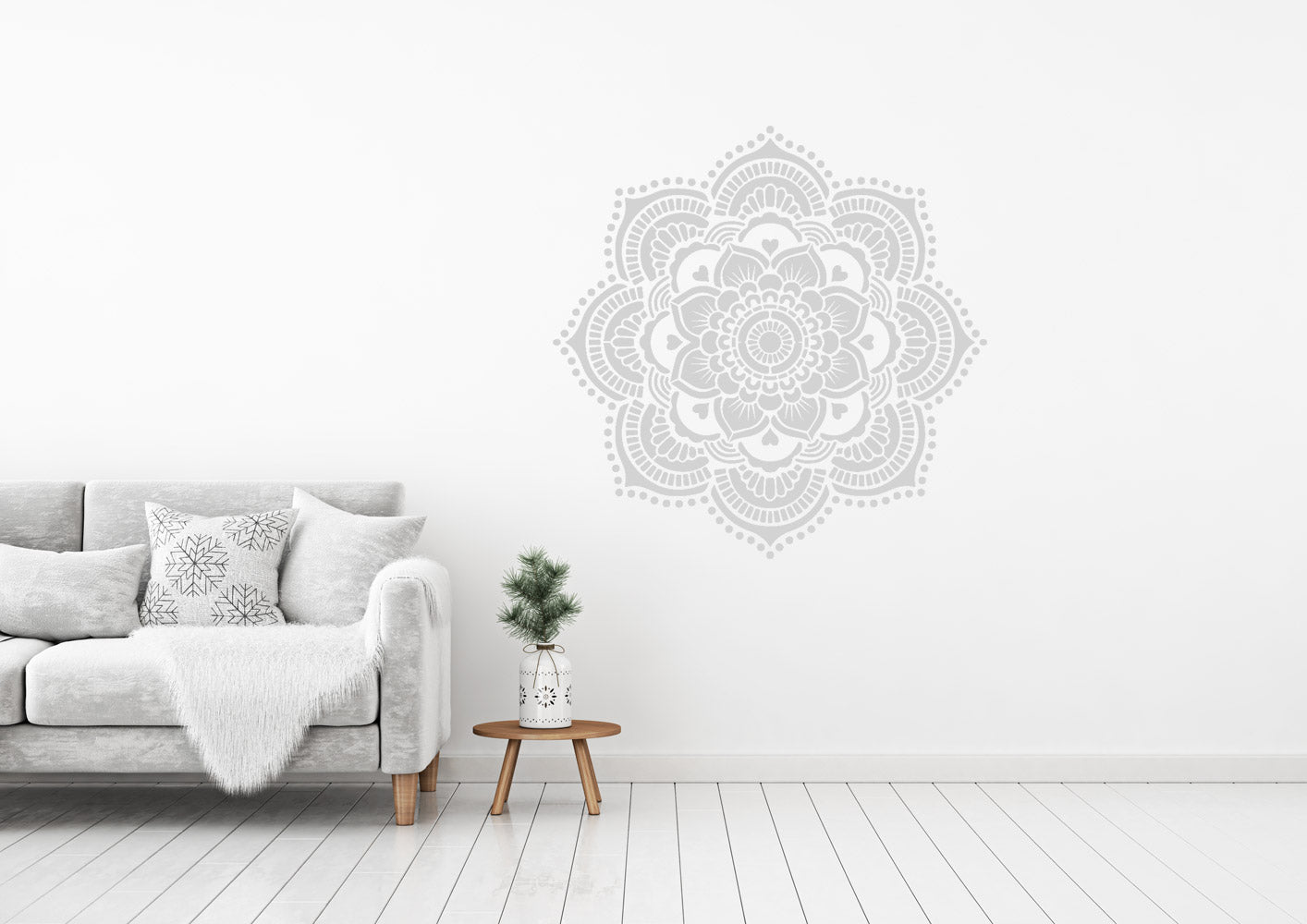 Yoga - XL Mandala Stencil - 116 cm