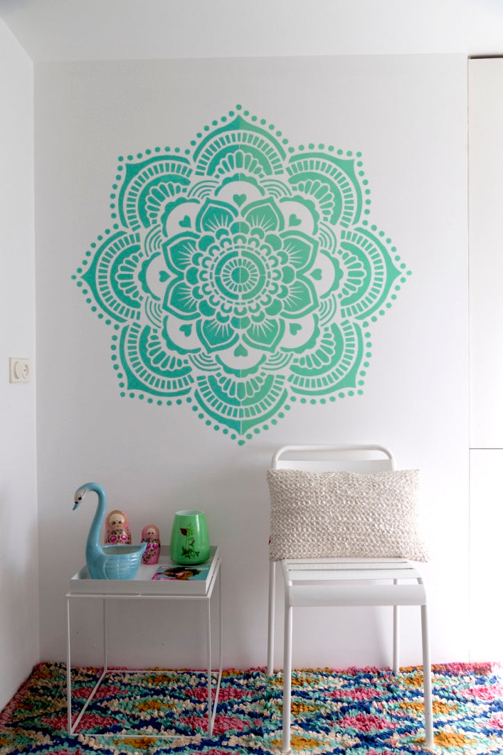 Yoga - XL Mandala Stencil - 116 cm