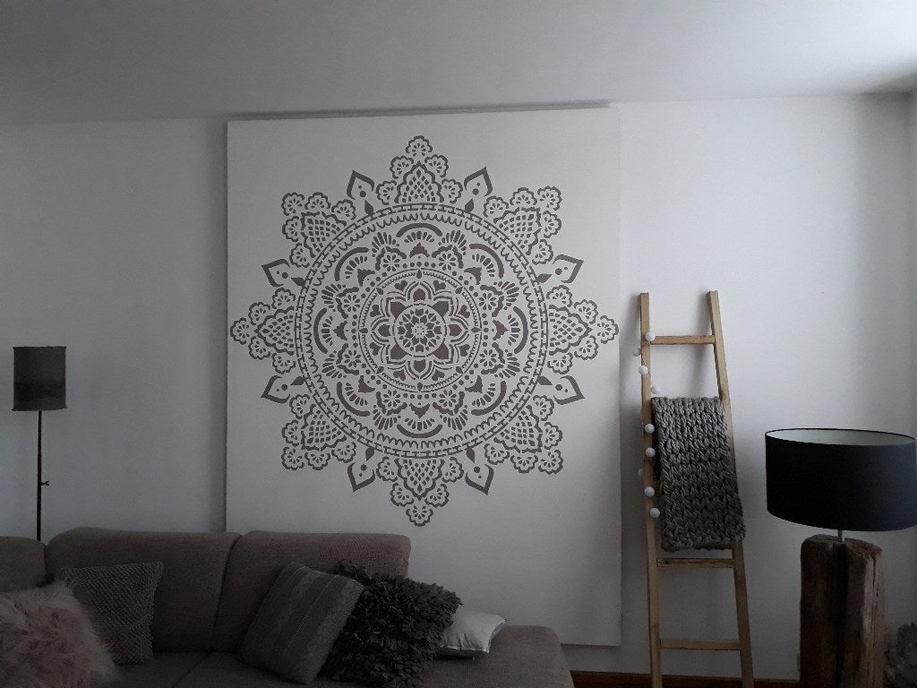 Holy Mandala - XL Mandala Stencil - 184 cm
