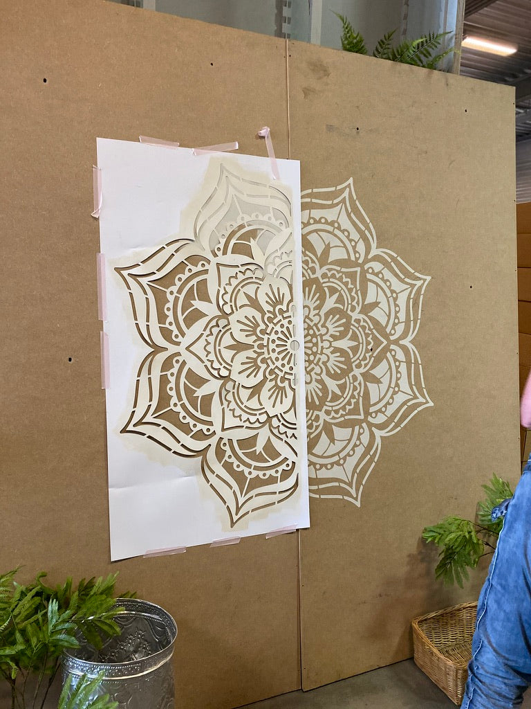 Holy Moly - XL Mandala Stencil - 130 cm