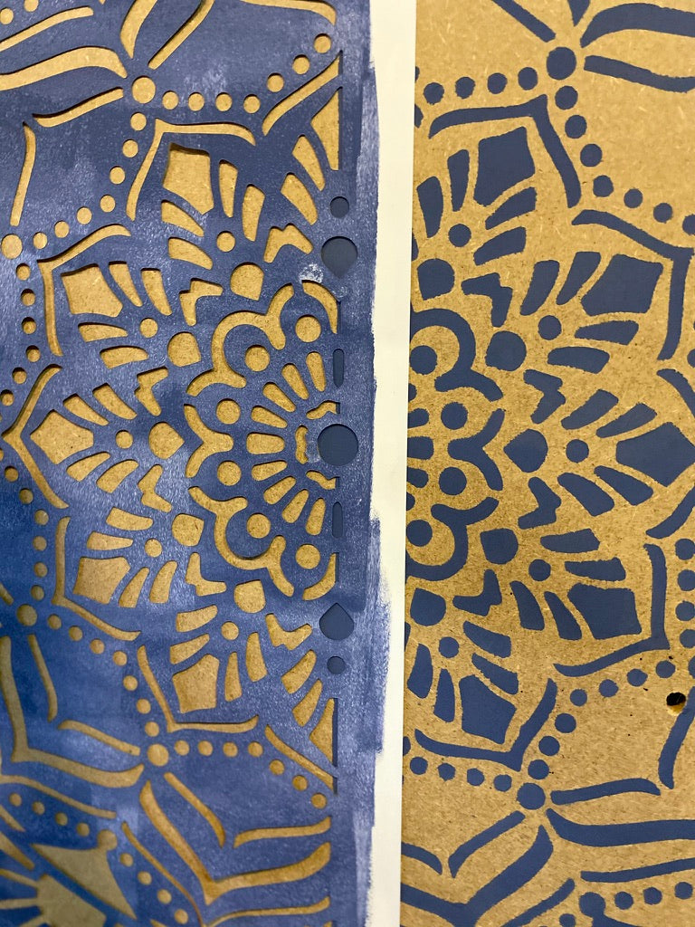 Ibiza Vibe - XL Mandala Stencil - 1 meter