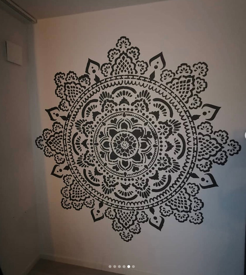 Holy Mandala - XL Mandala Stencil - 184 cm