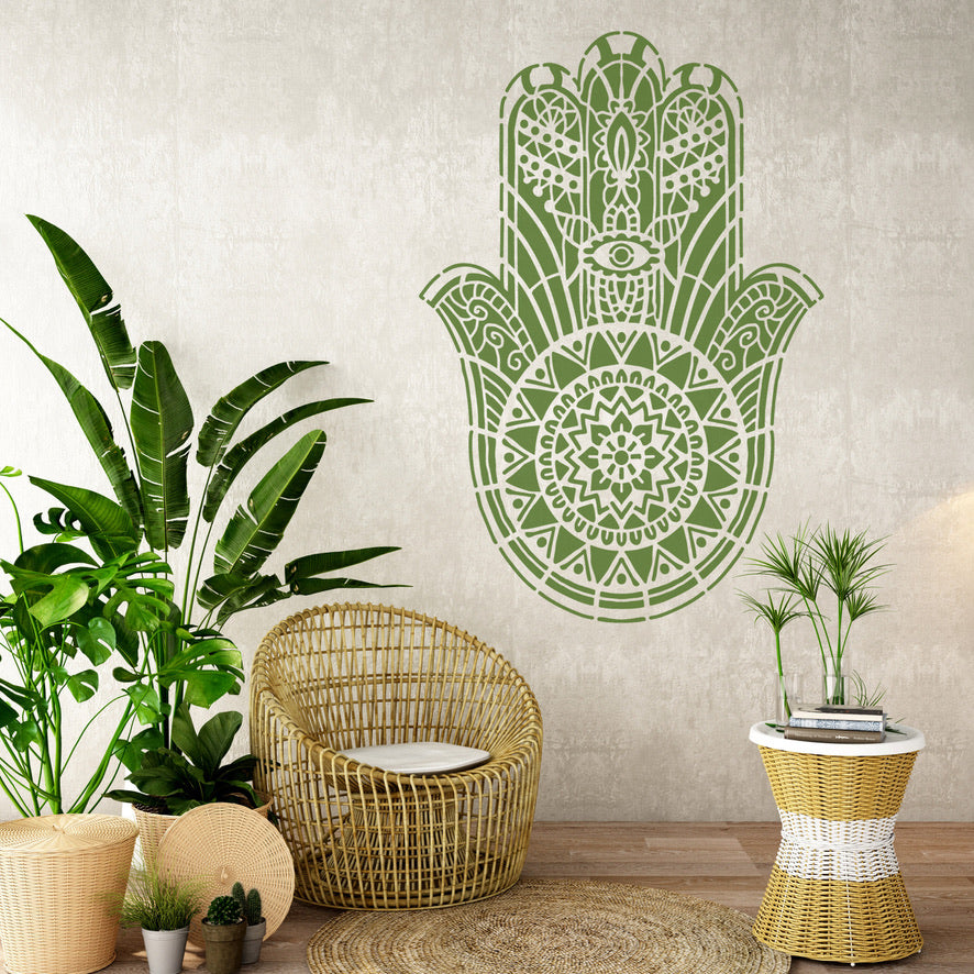 Holy Mandala - XL Mandala Stencil - 184 cm