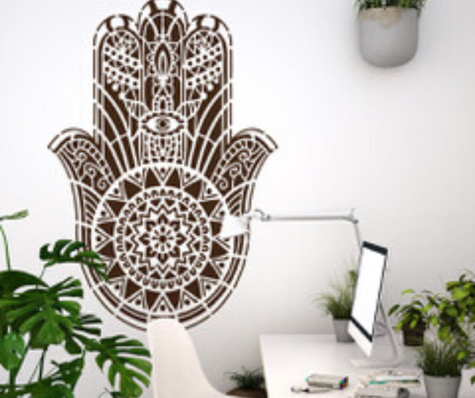 Holy Mandala - XL Mandala Stencil - 184 cm