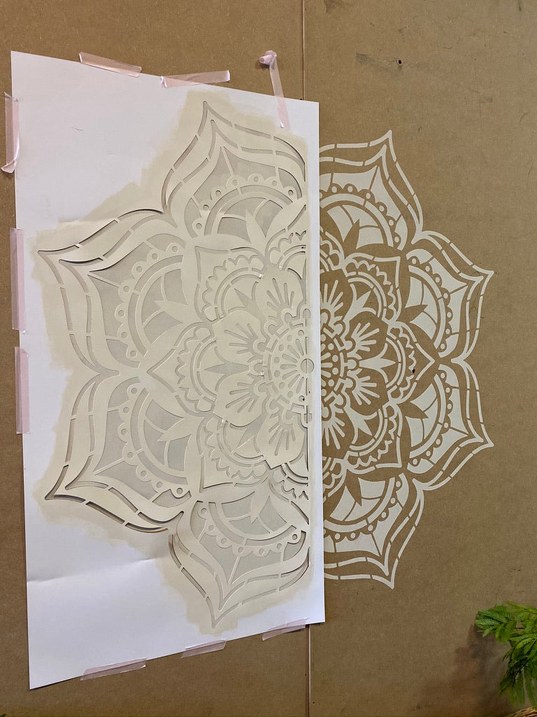 Holy Moly - XL Mandala Stencil - 130 cm